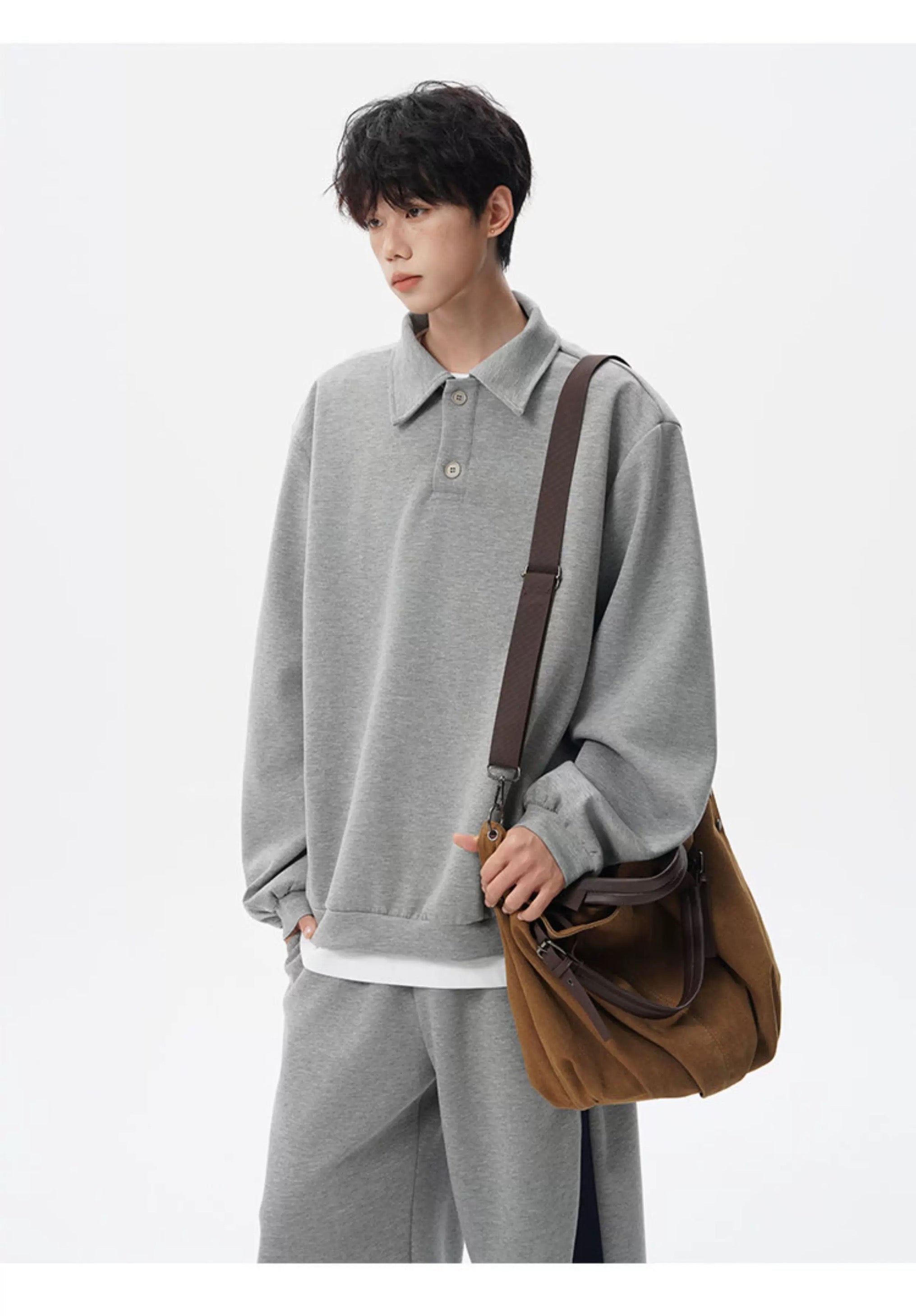 Vintage American Shawl Collar Pullover Hoodie – Retro Loose Fit Streetwear Sweatshirt S0040