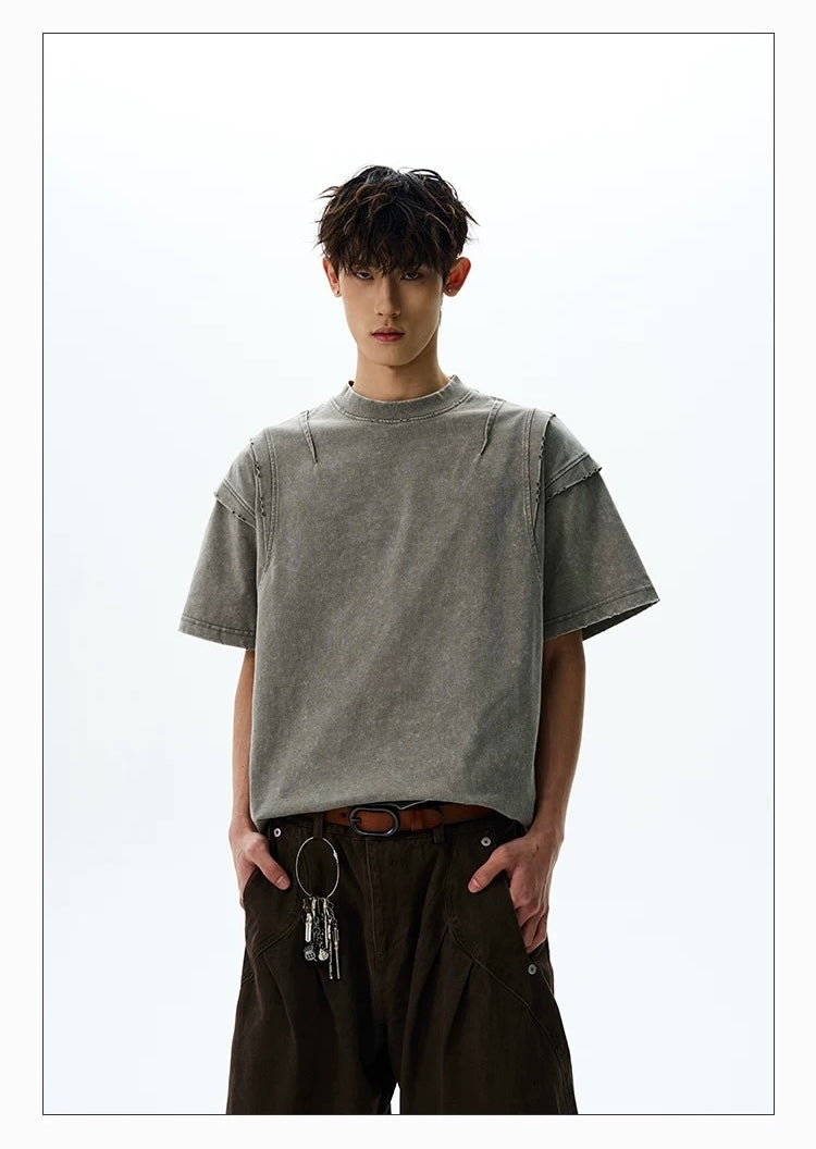 Men’s Solid Essential Short-Sleeve Tee S0014