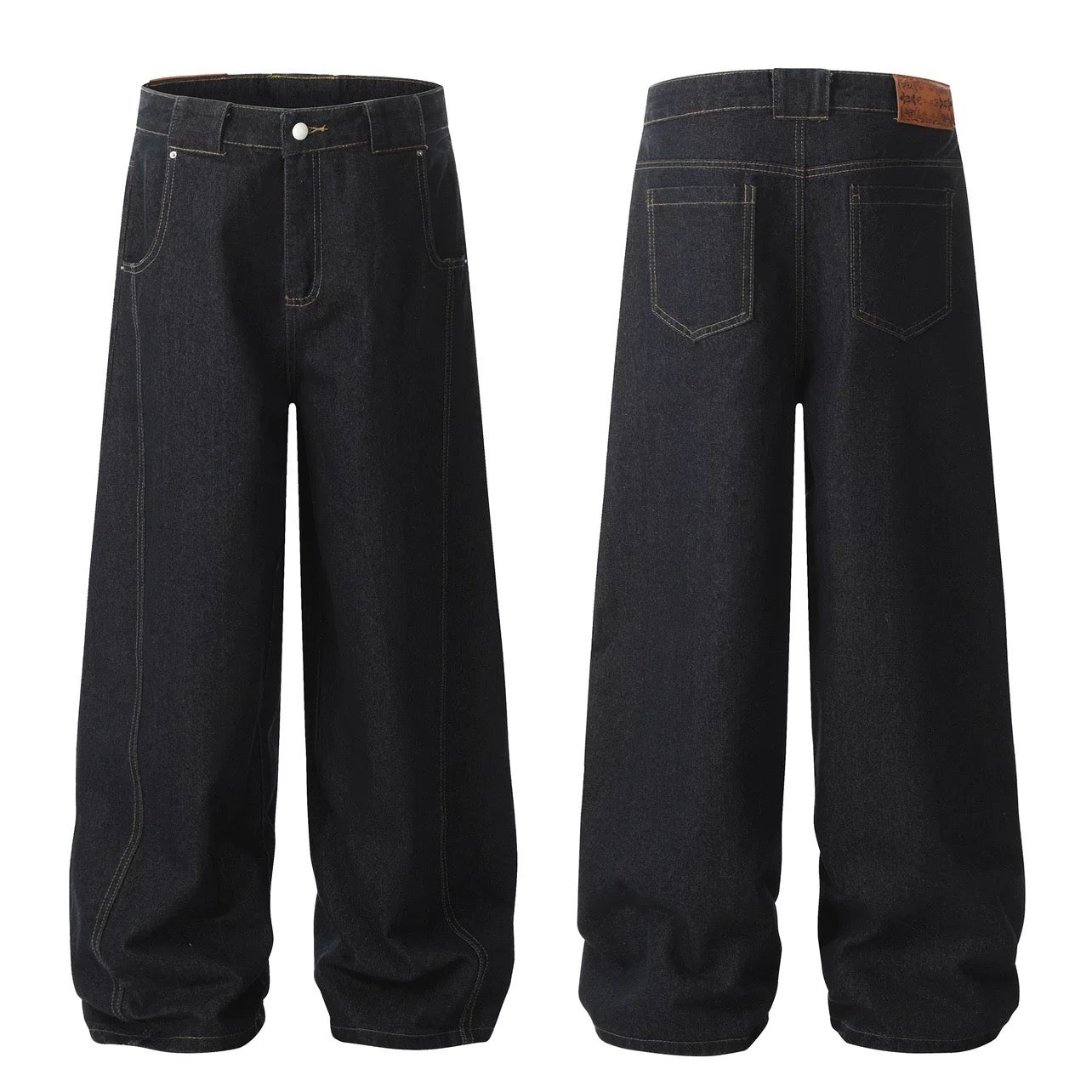 Vaqueros de pierna ancha estilo vintage americano para hombre B0026