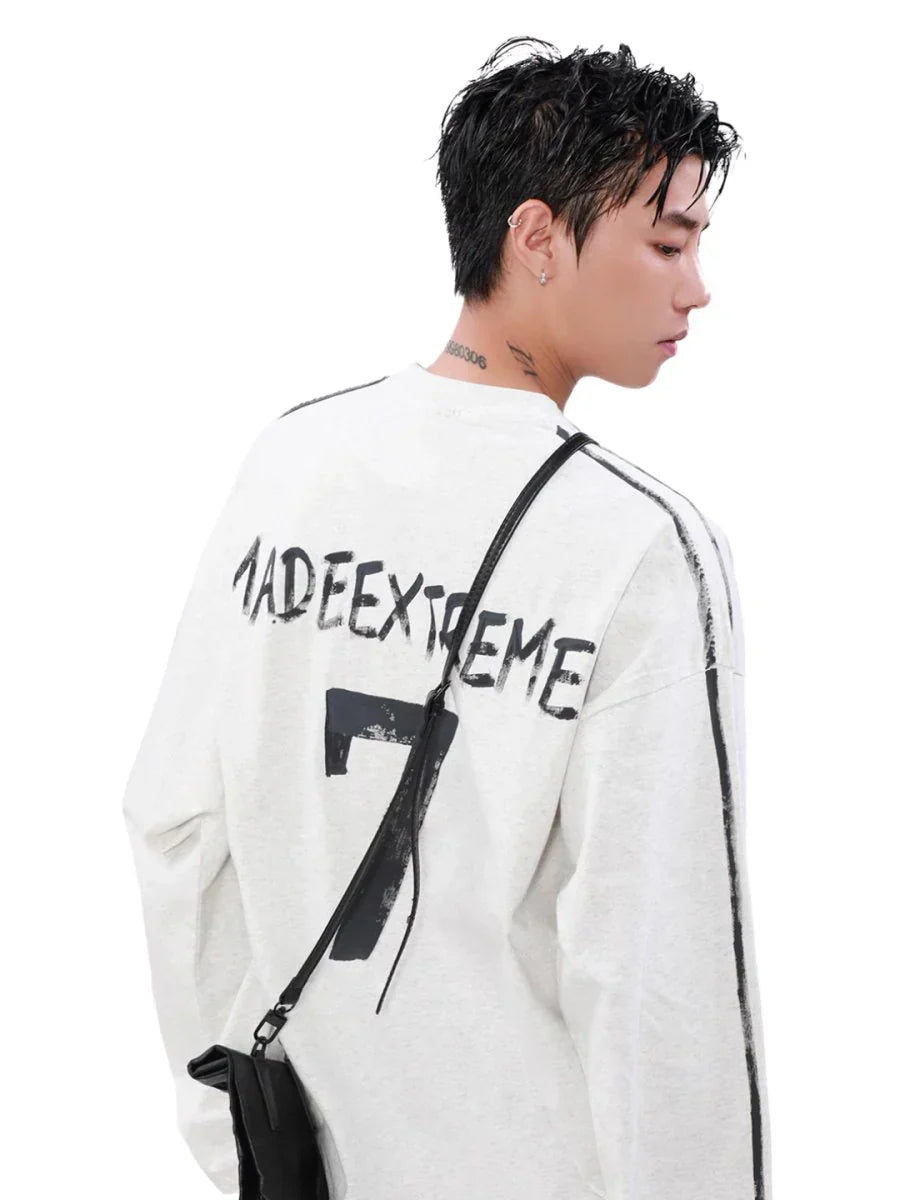 [MRNEARLY] STREET GRAFFITI T-SHIRT J0094