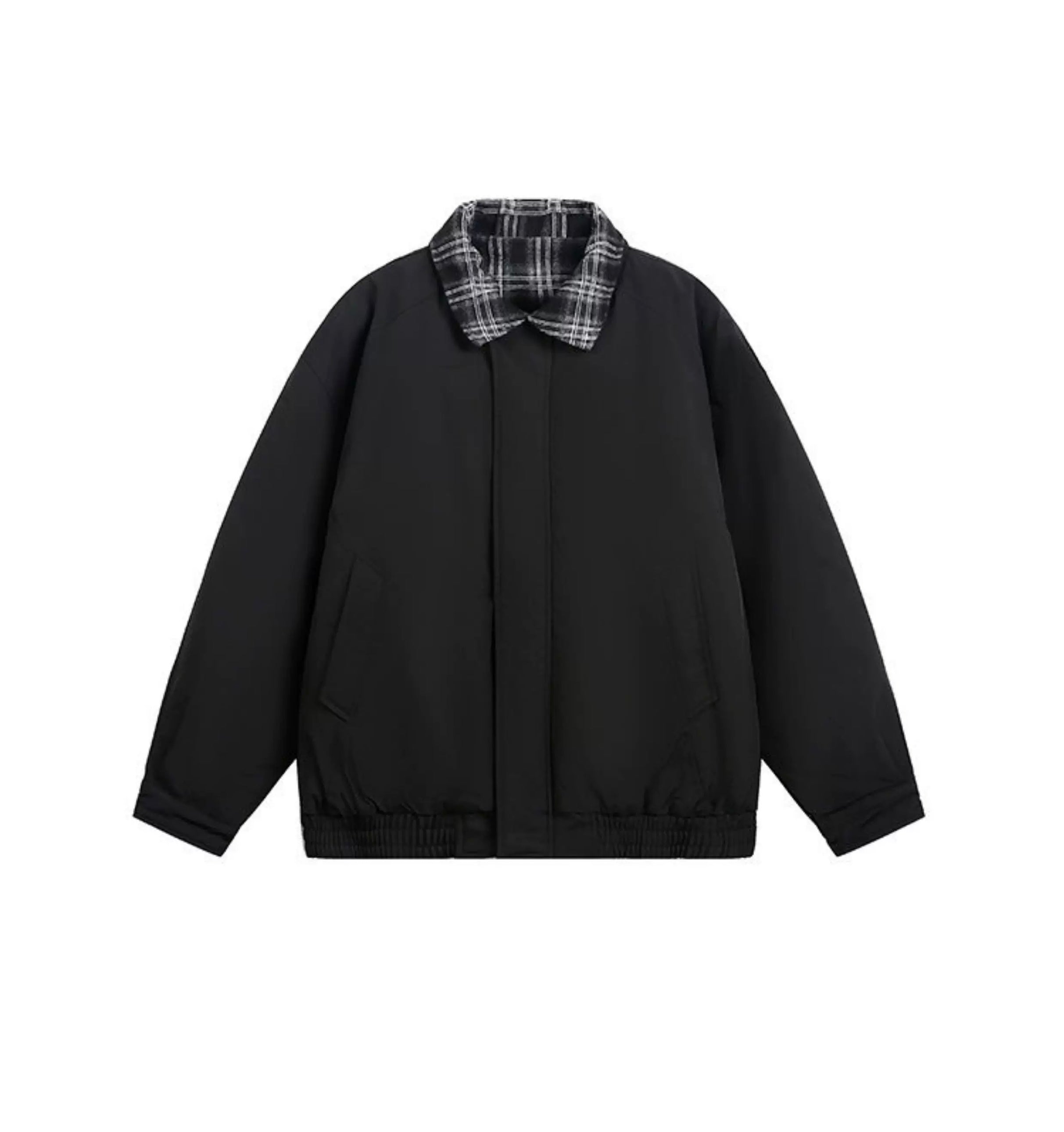 Men’s Retro American Plaid Lapel Jacket T0253