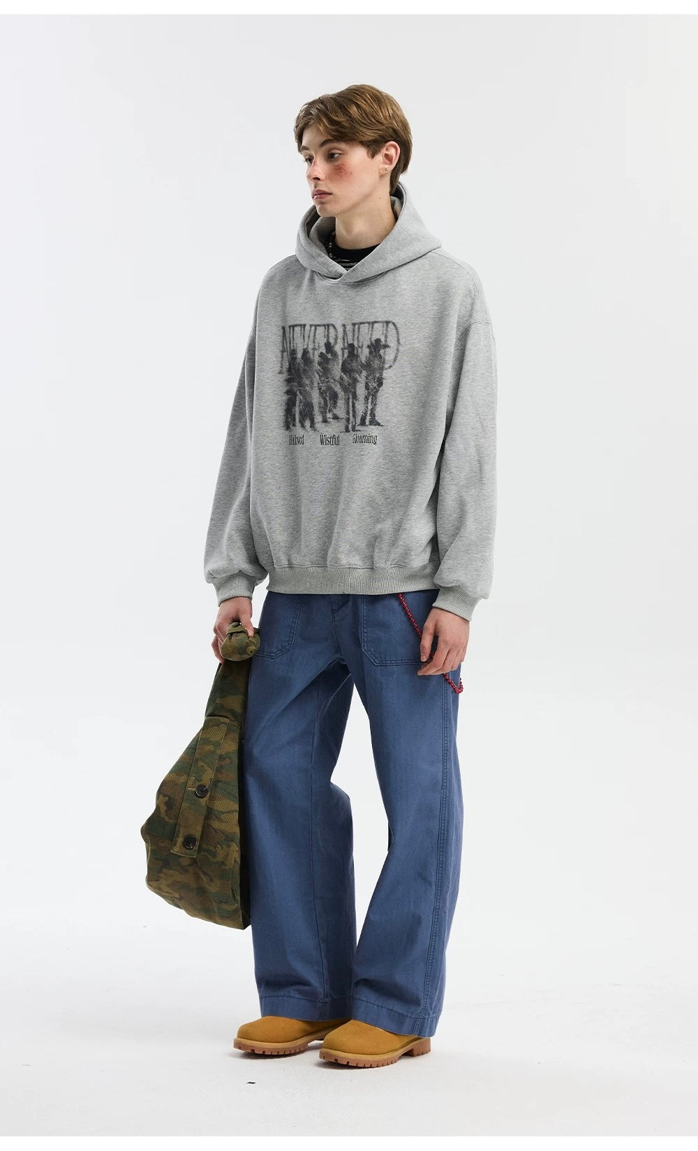 Men’s American Hooded Sweatshirt S0003