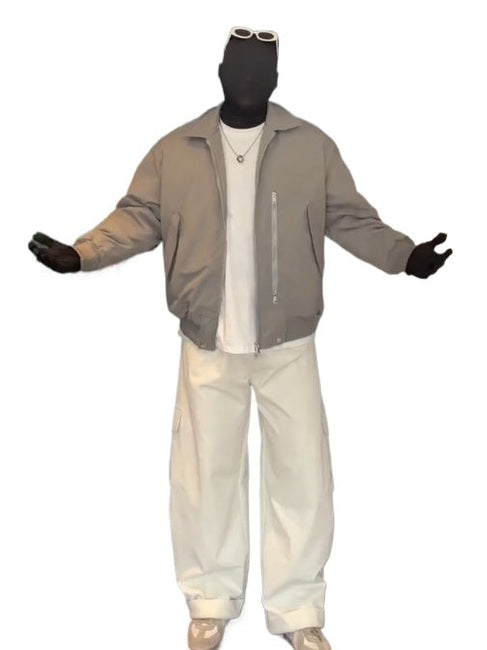 Bomber jacket thickened jacket C0385