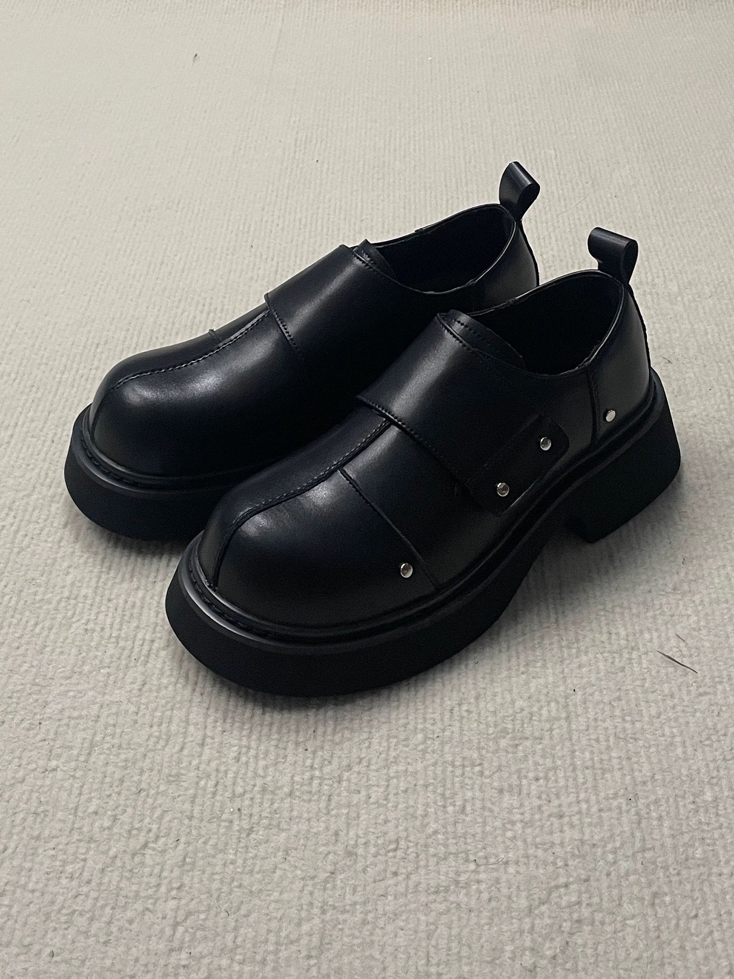 Zapatos Derby de cuero con suela gruesa estilo París para hombre, color negro, con alzas, informales, de vestir, de negocios, S0012, 2025