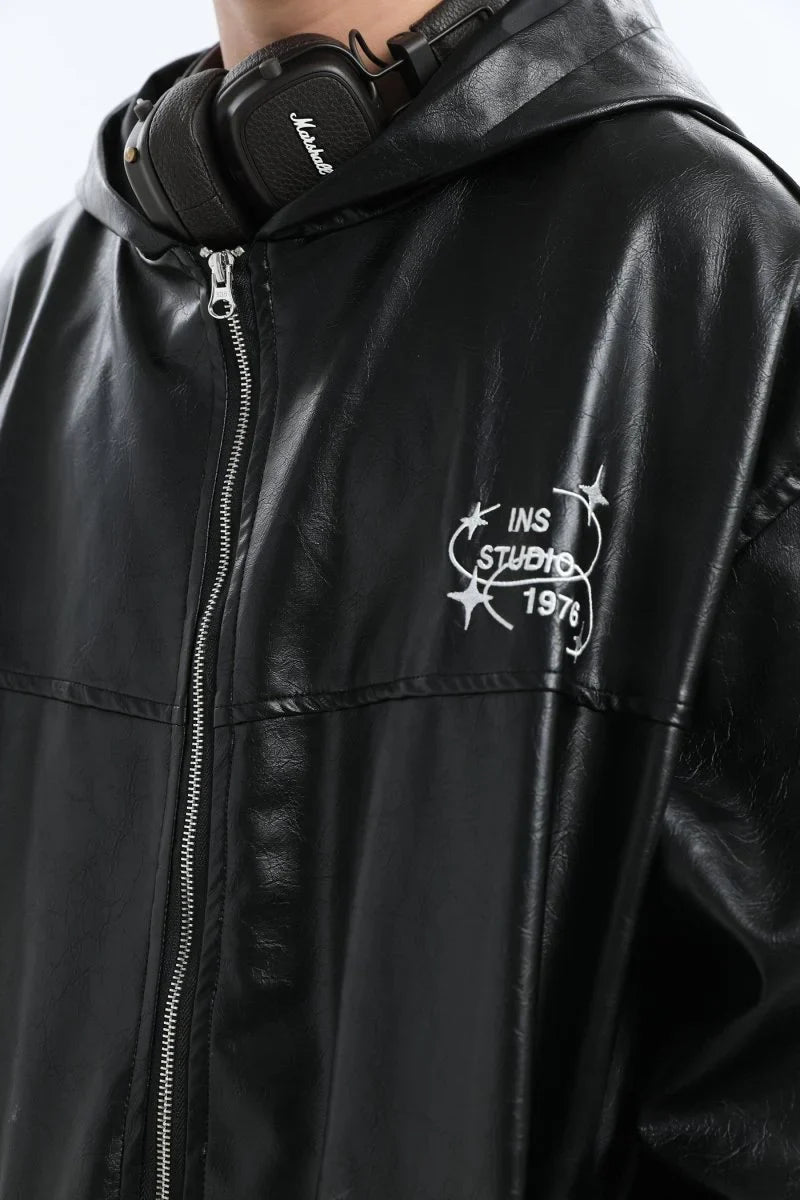 PU LEATHER JACKET T0097