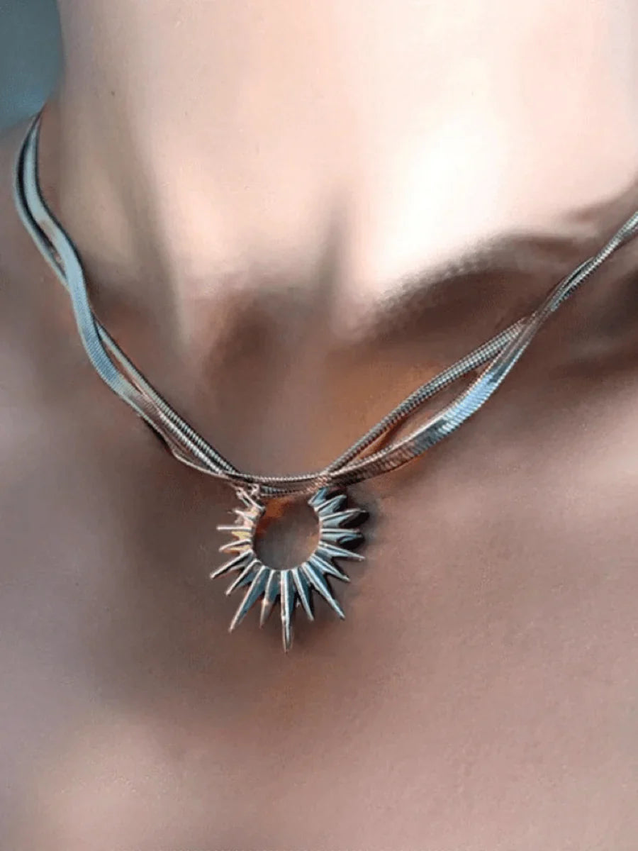 STEEL LUXURY NECKLACES A0035