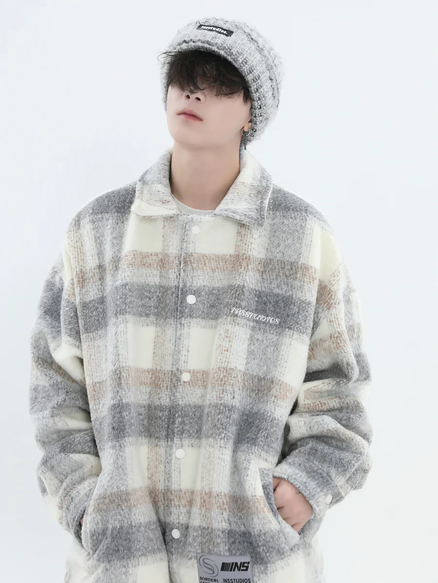 [INSstudios] LOGO LOOSE LAPEL JACKET S0067