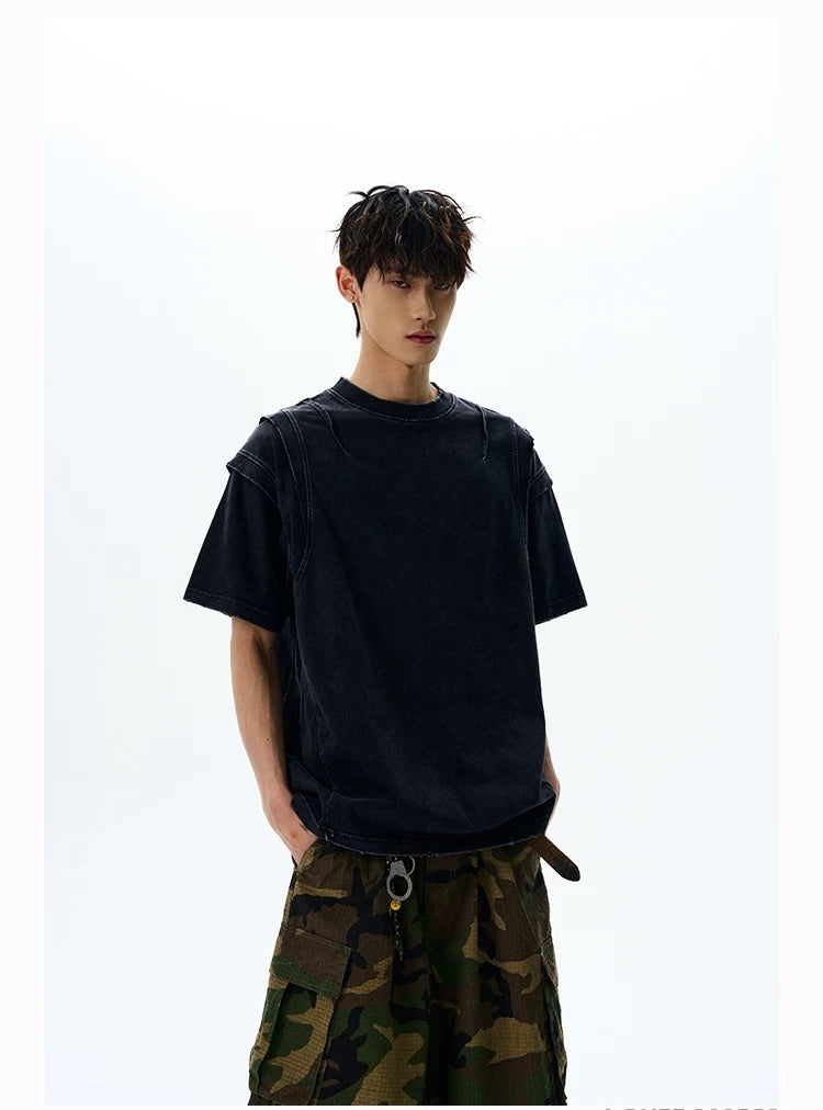 Men’s Solid Essential Short-Sleeve Tee S0014