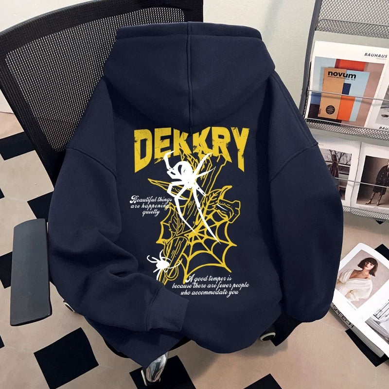 Men’s Vintage American Hoodie – Clean Fit Streetwear Pullover Sweatshirt S0039