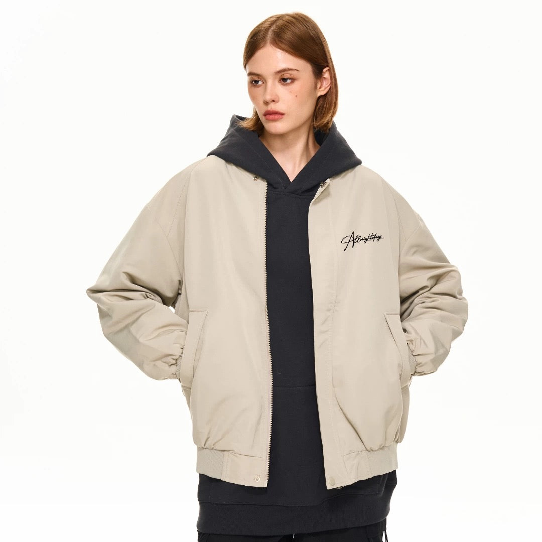 Men’s Vintage Letterman Bomber Jacket – American High Street Embroidered Varsity Outerwear T0072