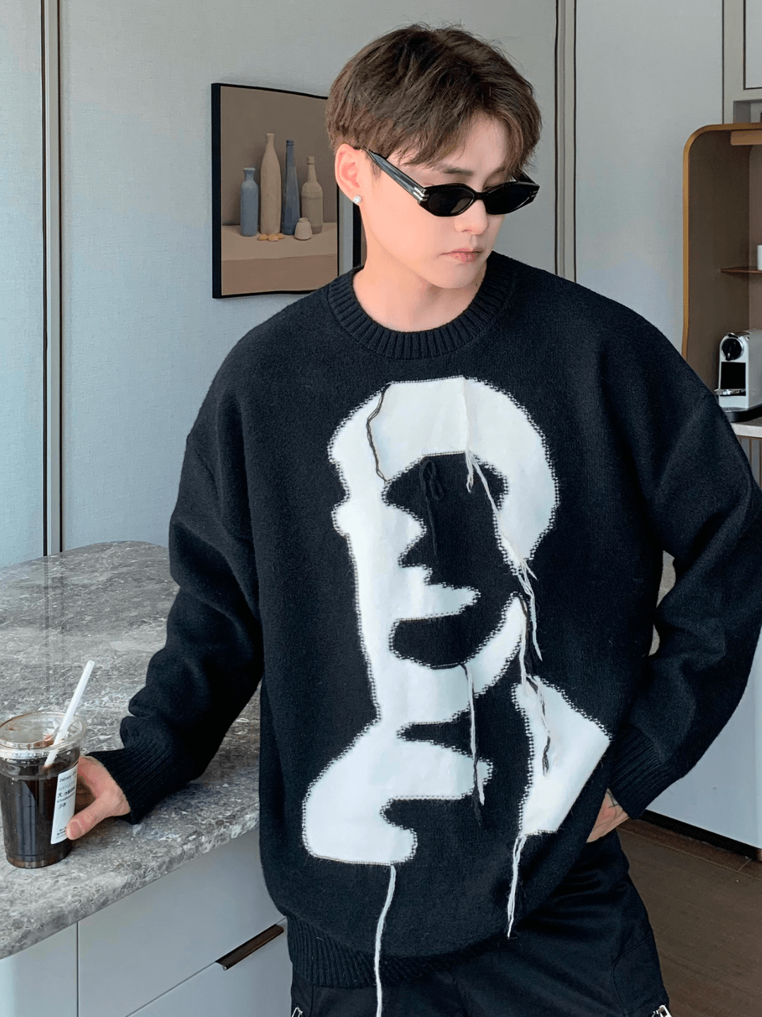 [CUIBUJU] High End Round Neck Sweater S0193