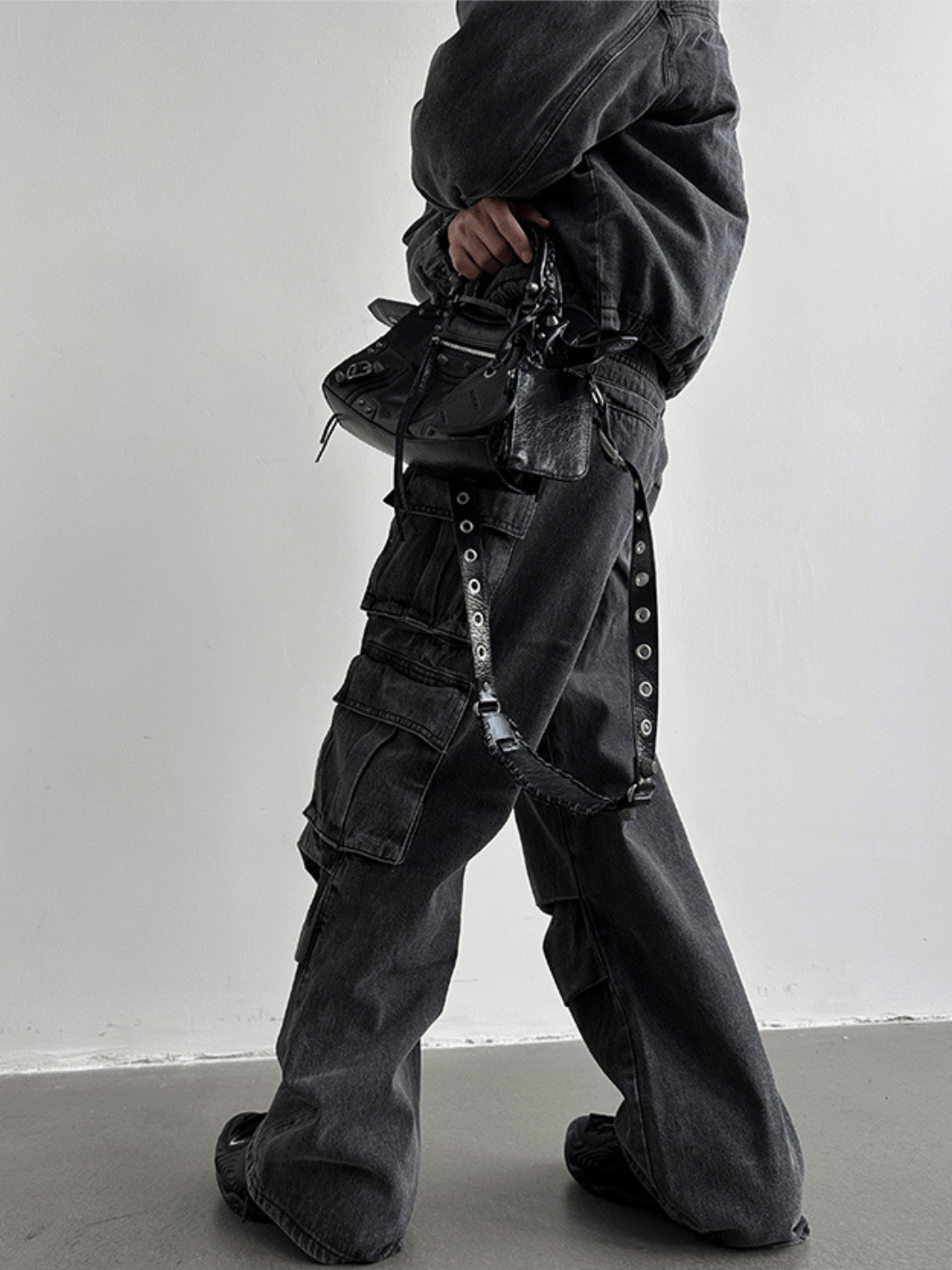 [GENESISBOY] Heavy Wash Multi-Pocket Jeans B0138