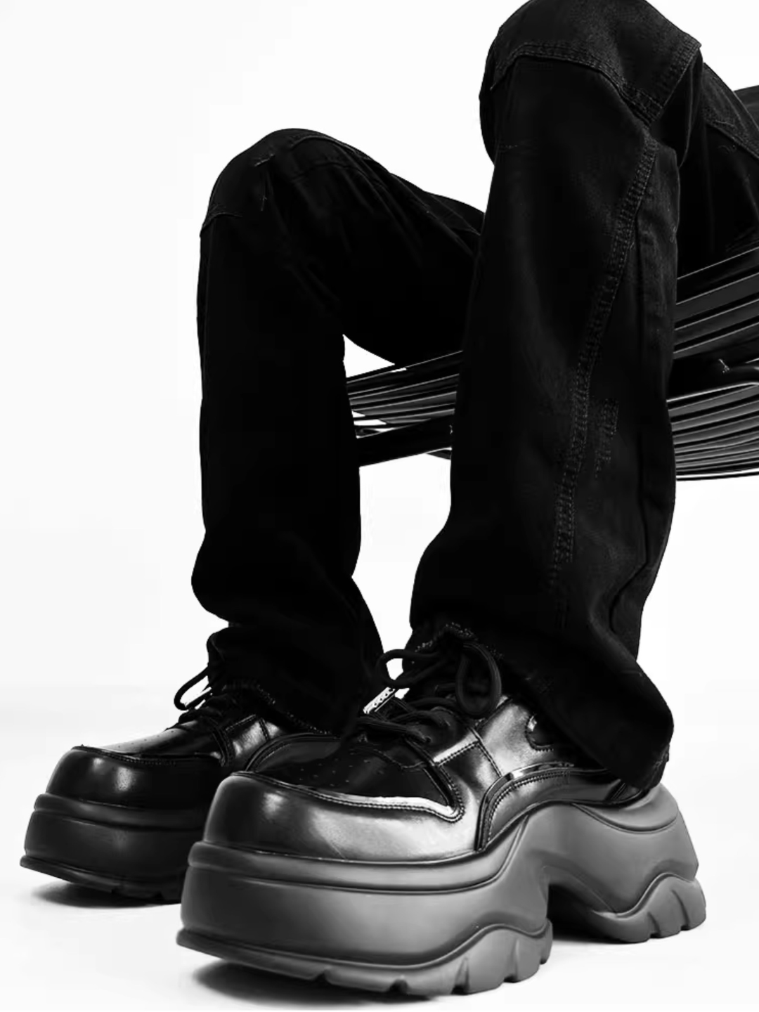 Black daddy shoes S022