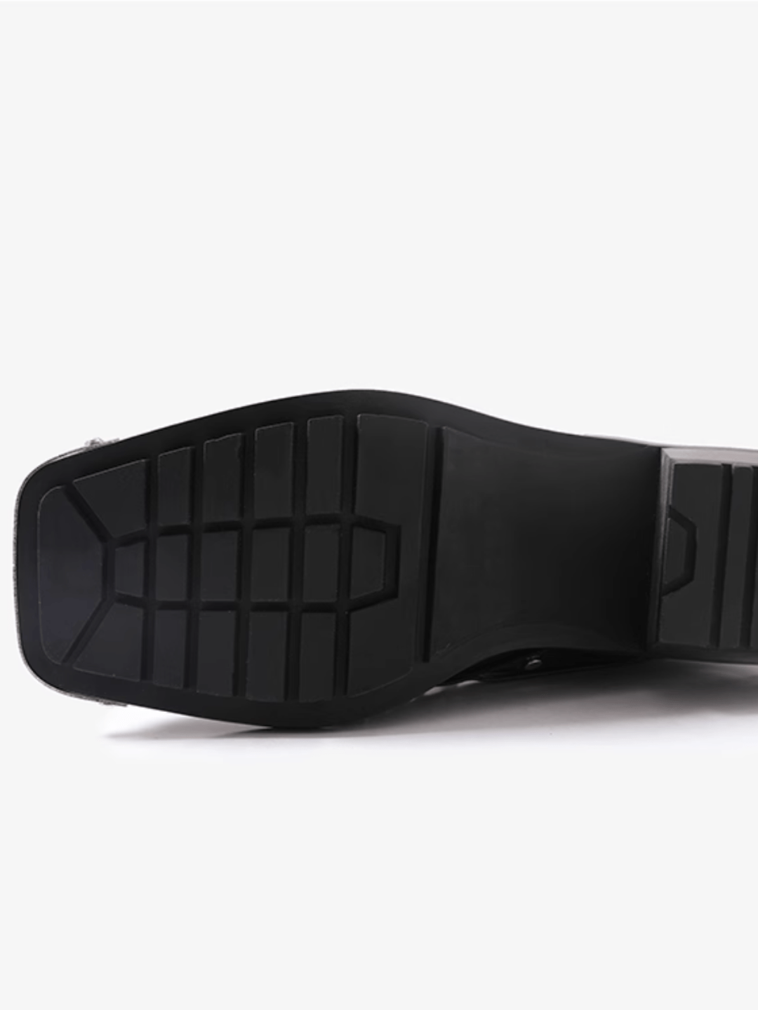 Square Toe Derby Leather Shoes S052