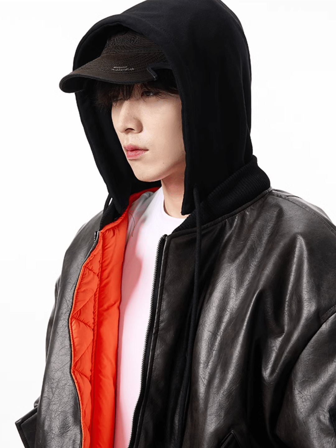 [motherfucker] American flight jacket leather jacket T0164