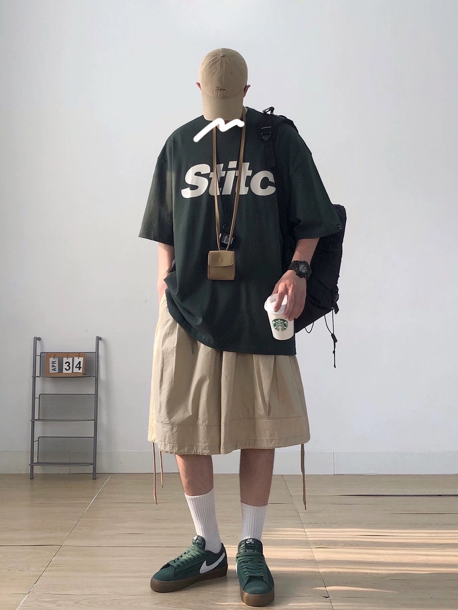 Heavyweight 300g Cotton T-Shirt, Oversized Men's Short Sleeve with Print, Summer Streetwear Fashion T0005