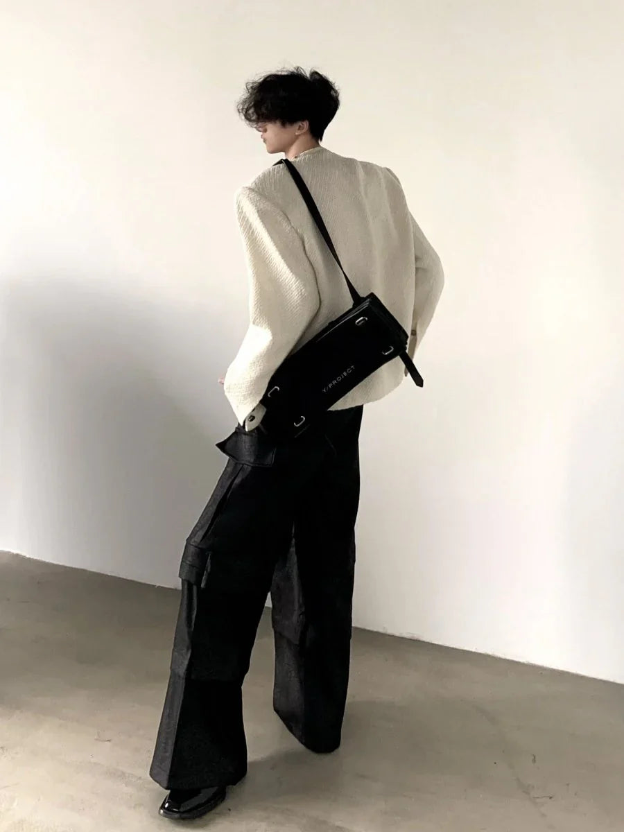 [AUTUMNWIND] WOOL WHITE TWEED JACKET T0119