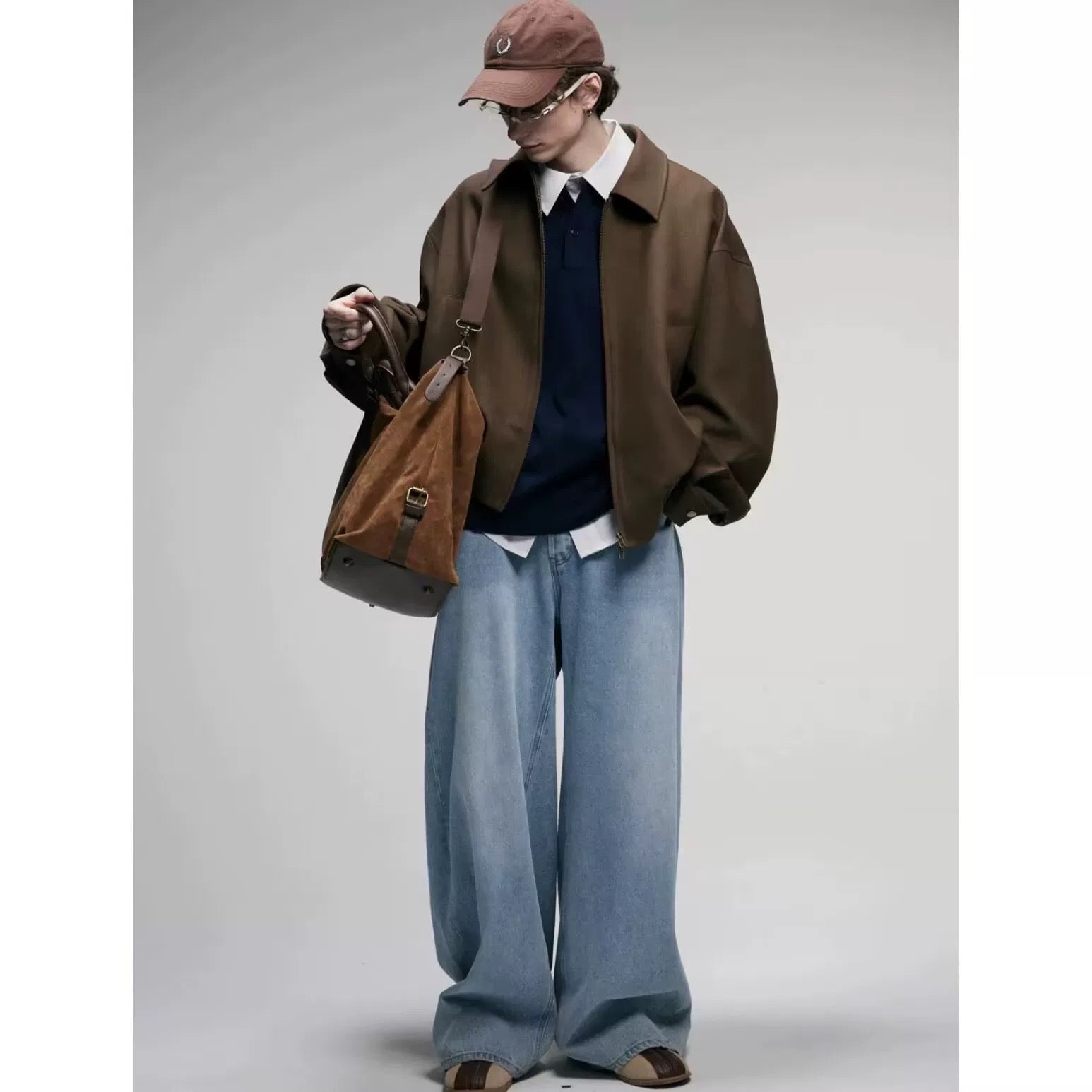 Men’s American Retro Commuter Jacket – Minimal Vintage Street Outerwear T0061