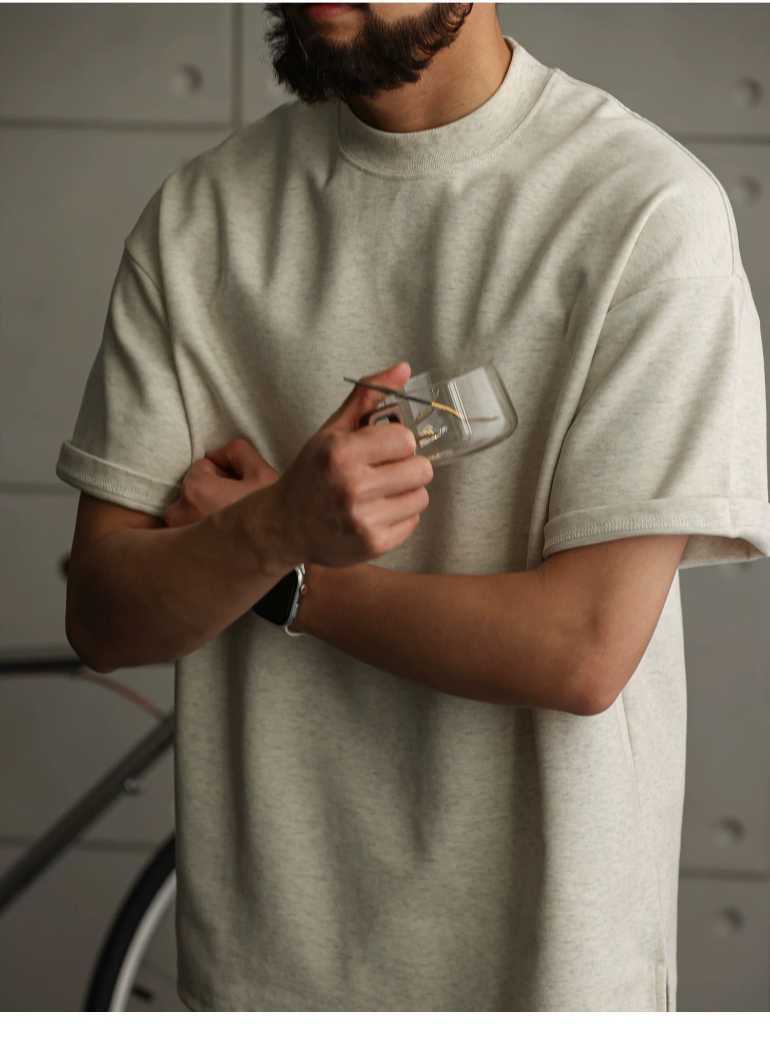 Men’s Classic Solid Short-Sleeve Tee S0019