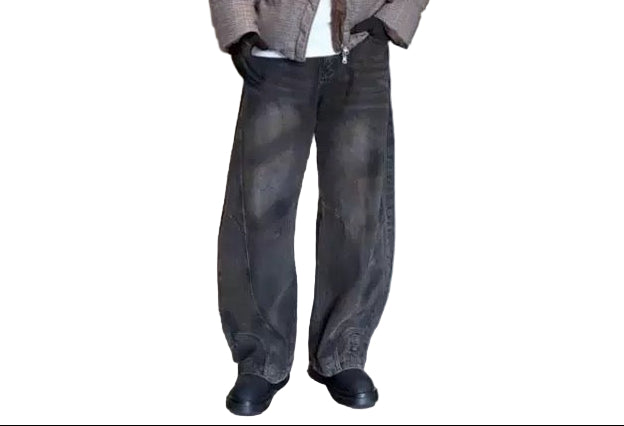Men’s American Vintage Wide-Leg Jeans B0004