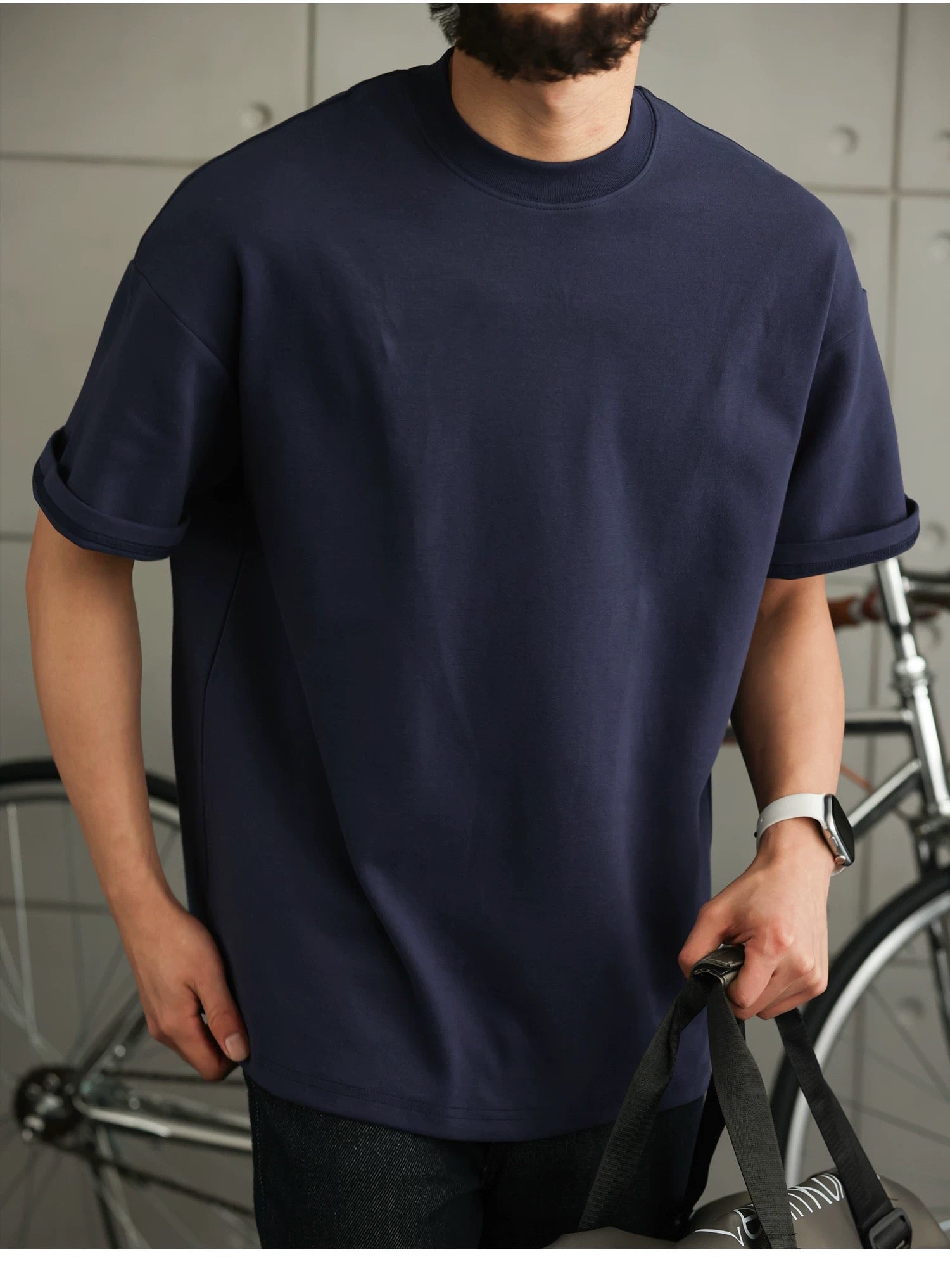 Men’s Classic Solid Short-Sleeve Tee S0019