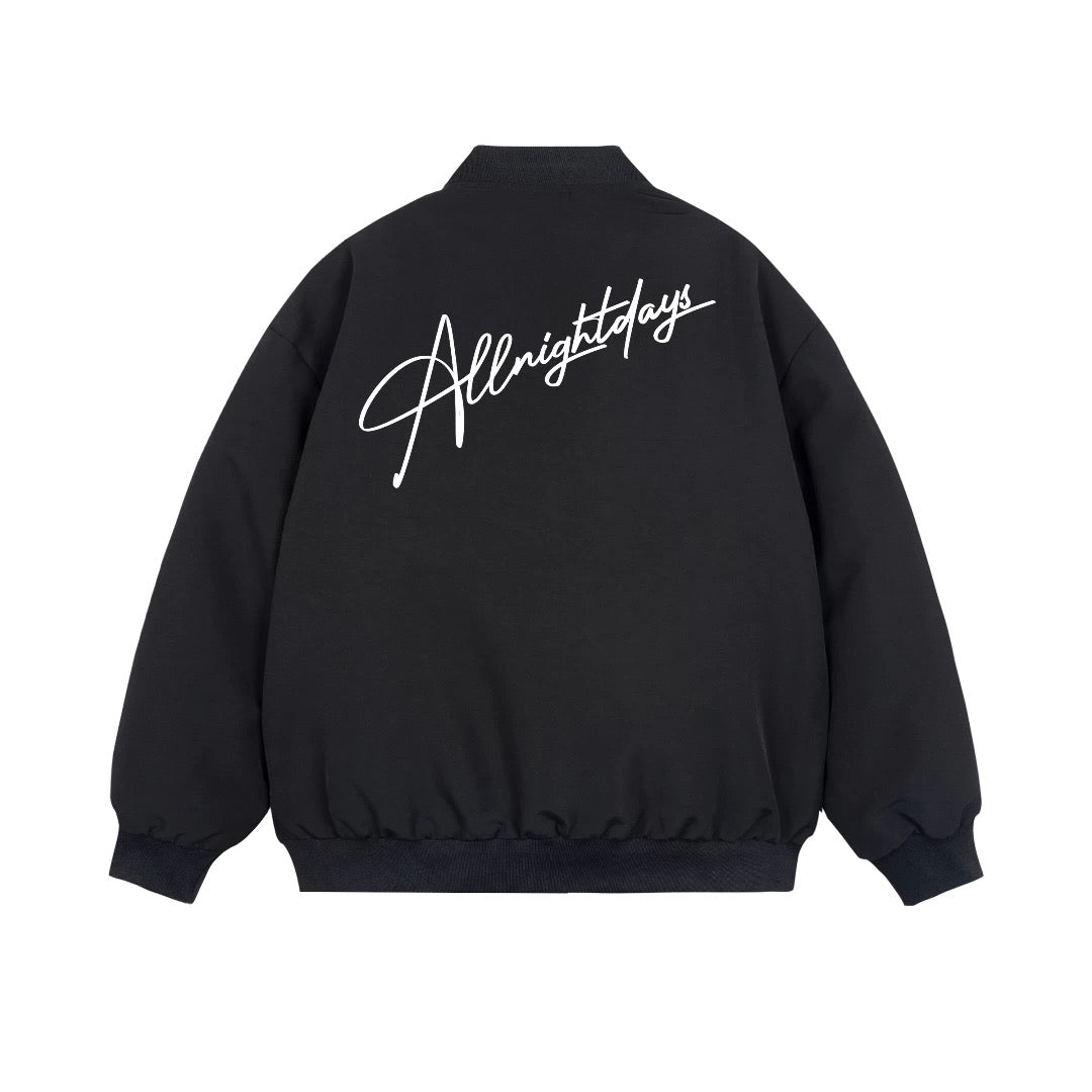 Men’s Vintage Letterman Bomber Jacket – American High Street Embroidered Varsity Outerwear T0072