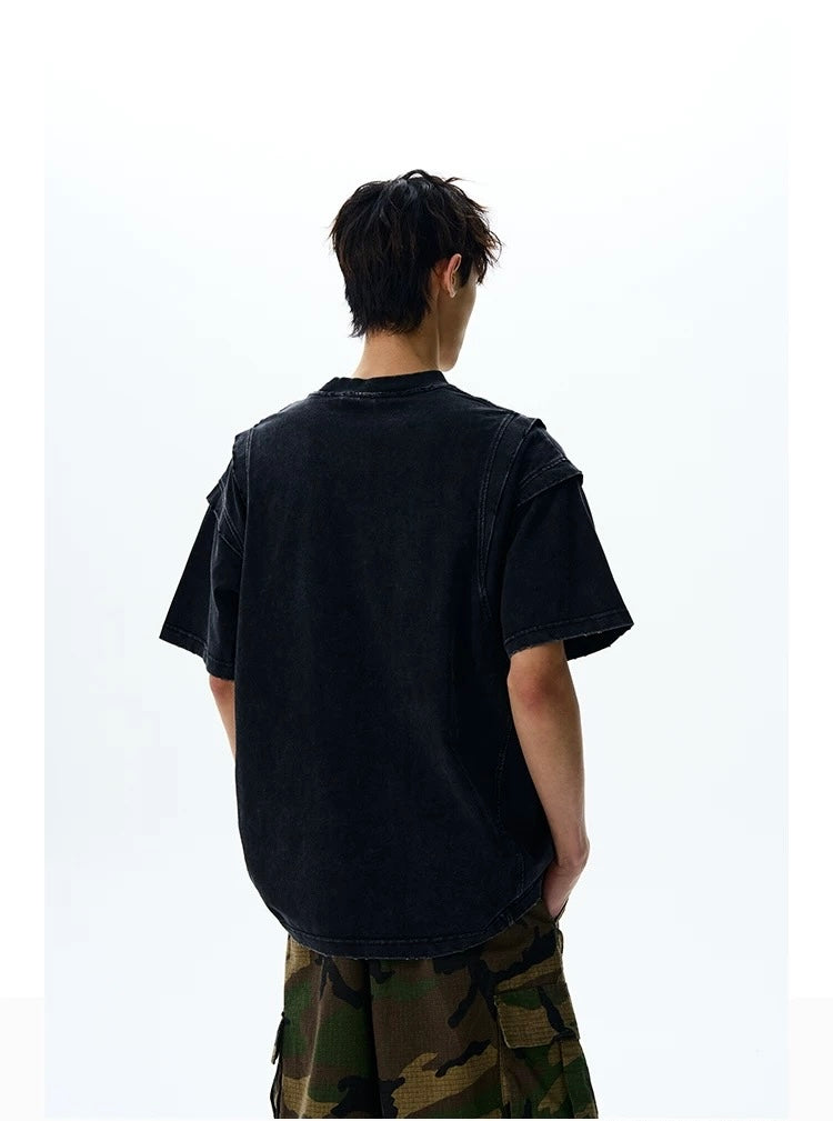 Men’s Solid Essential Short-Sleeve Tee S0014