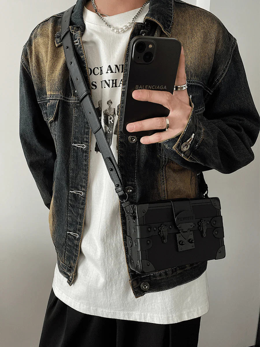 NEUTRAL WIND CROSSBODY SQUARE BAG A0058