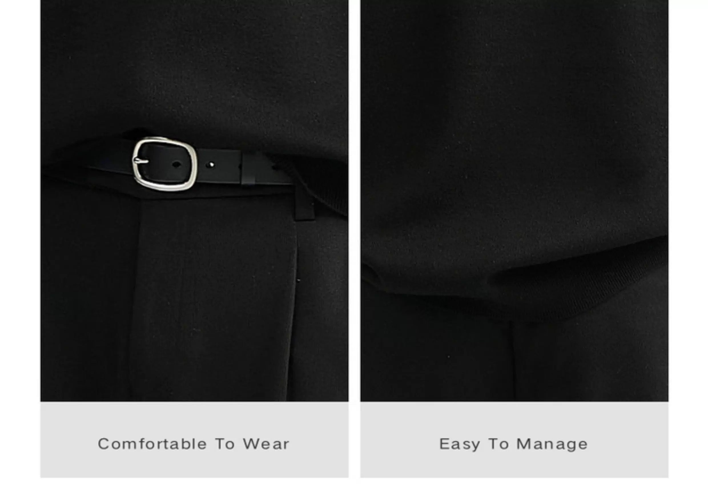 Suéter de punto de cuello alto para hombre - Capa base con forro polar grueso para otoño e invierno T0041