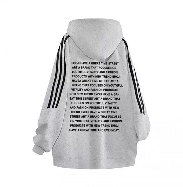 Men’s Classic American Streetwear Logo Sweatshirt – Minimalist Essential Pullover S0034