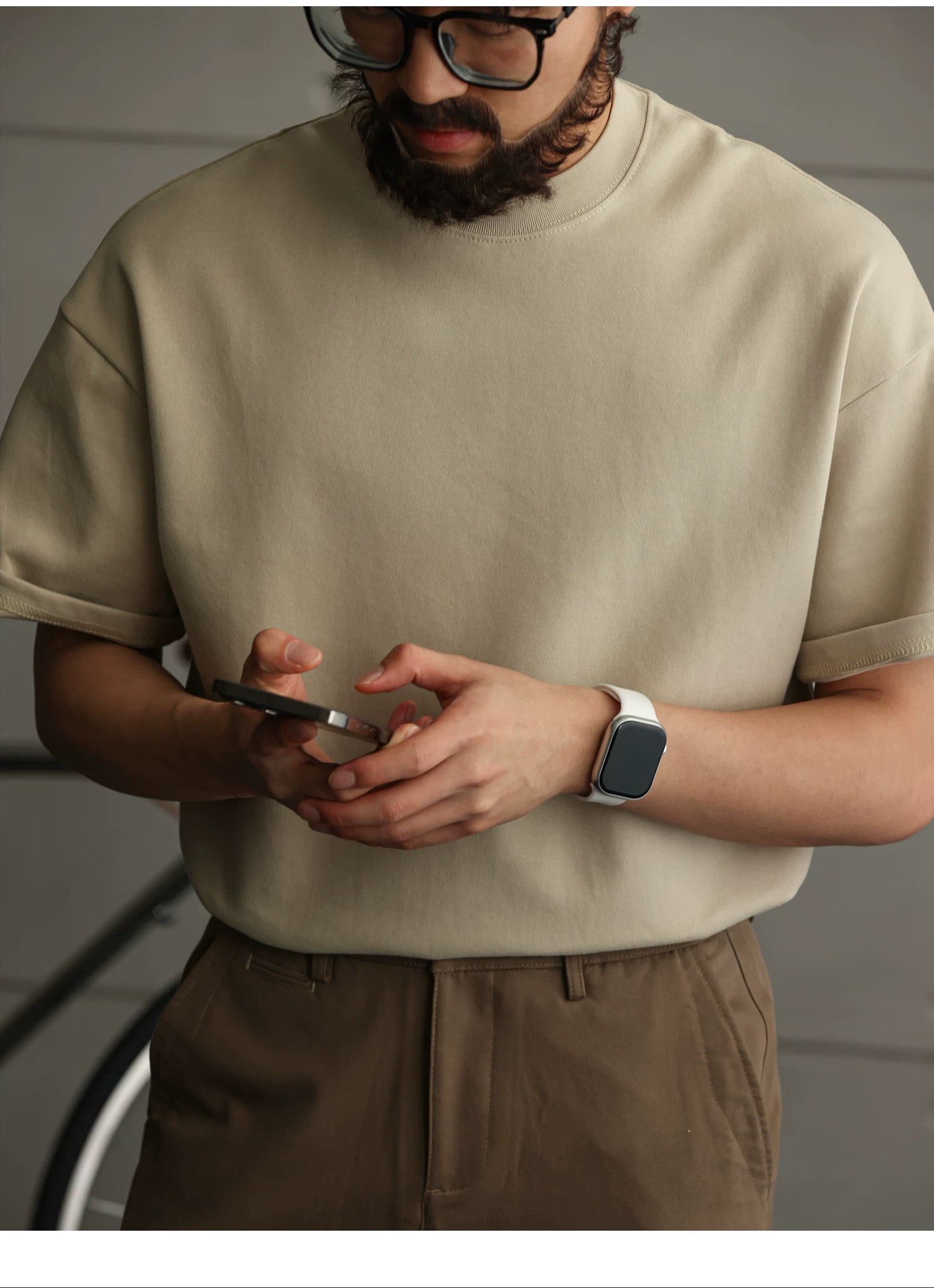 Men’s Classic Solid Short-Sleeve Tee S0019