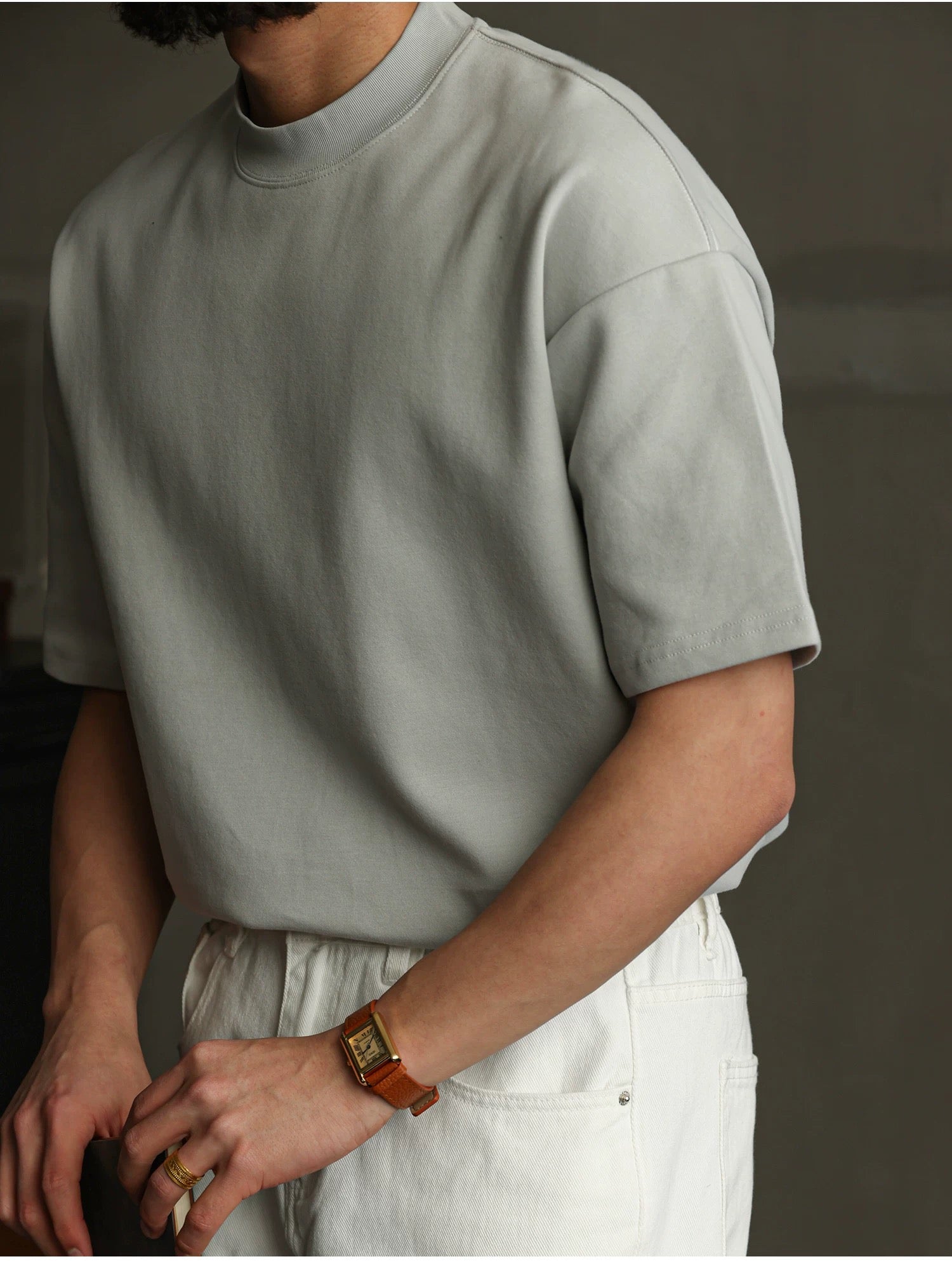 Men’s Classic Solid Short-Sleeve Tee S0019