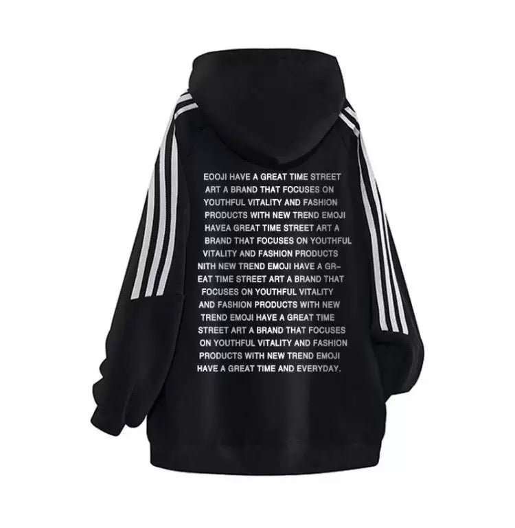 Men’s Classic American Streetwear Logo Sweatshirt – Minimalist Essential Pullover S0034