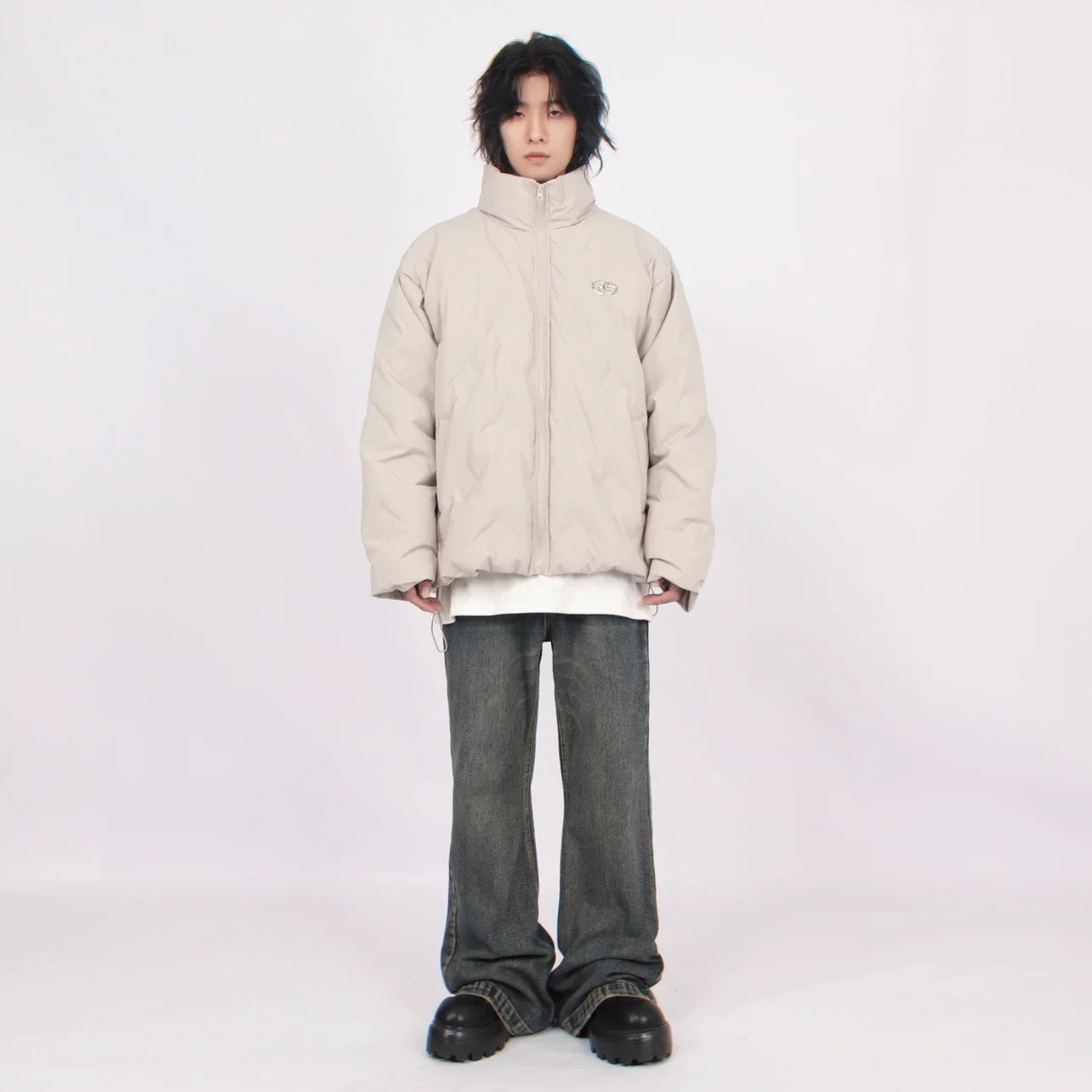 Men’s American Stand-Collar Puffer Jacket T0013