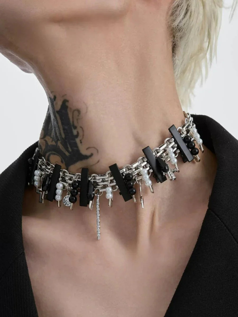 [STRUC TON] STRUC TON PUNK NECKLACE A0049