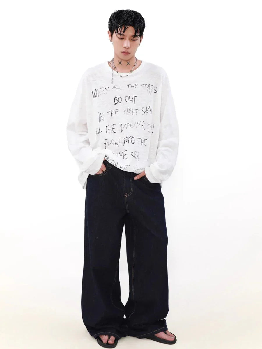 [MRNEARLY] LONG-SLEEVED T-SHIRT J0095