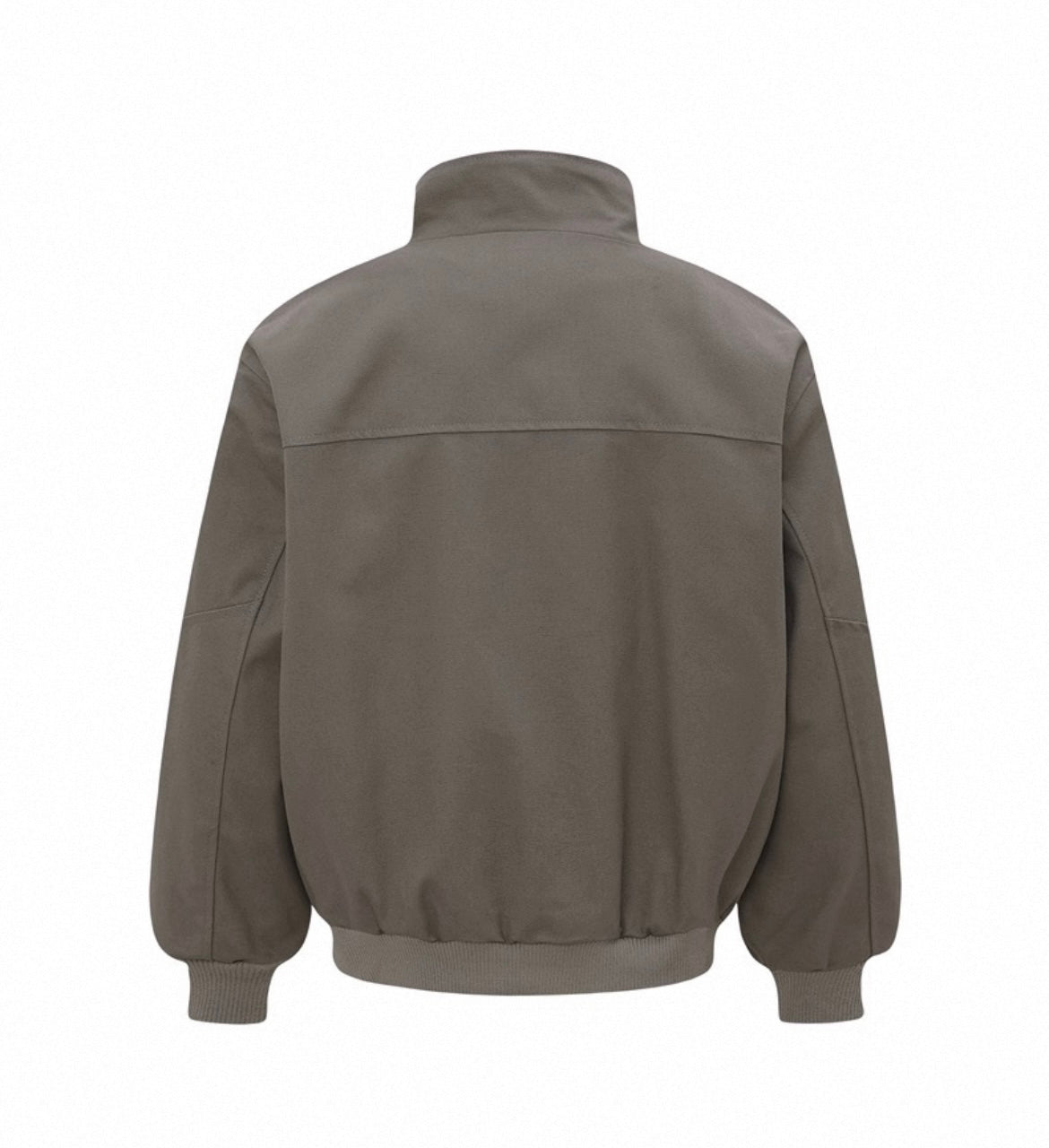 Men’s Stand Collar Jacket – Minimal Clean Fit Streetwear Outerwear T0166