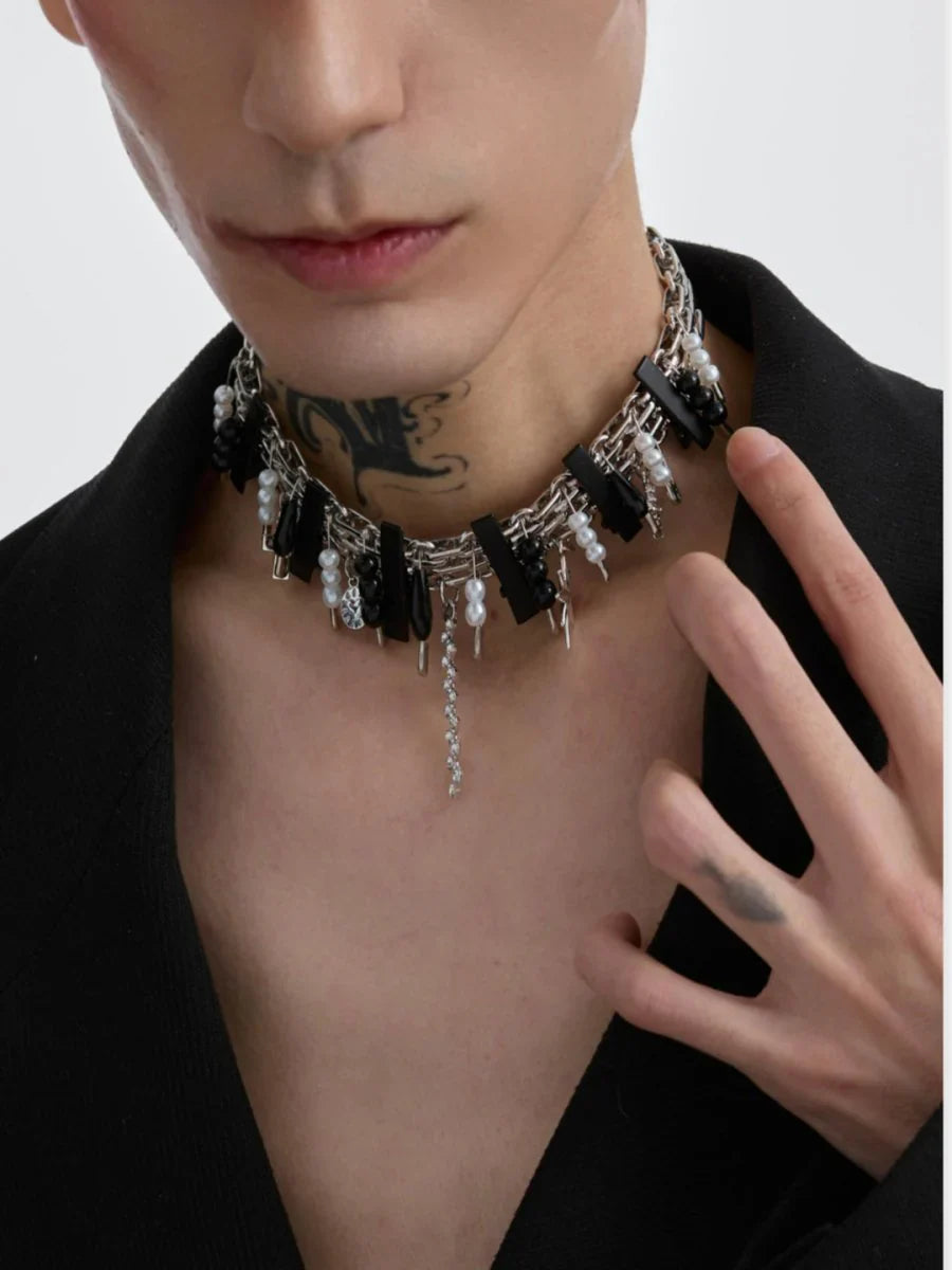 [STRUC TON] STRUC TON PUNK NECKLACE A0049