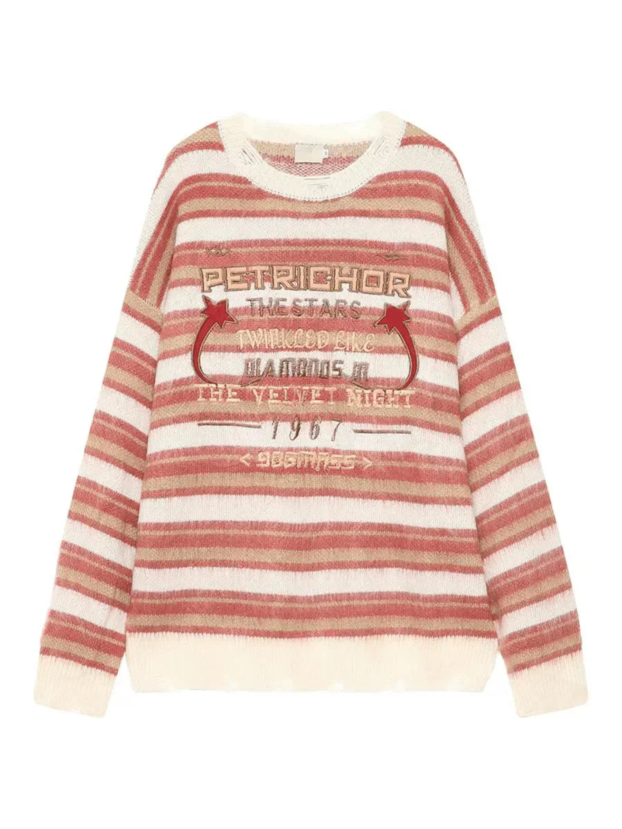 [MRNEARLY] ROUND NECK PULLOVER SWEATER S0185