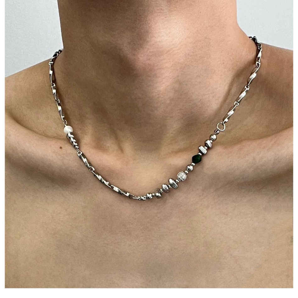 Men’s Hip Hop Titanium Steel Necklace | Non-Fading Designer Chain with Minimalist High-End Style O0002
