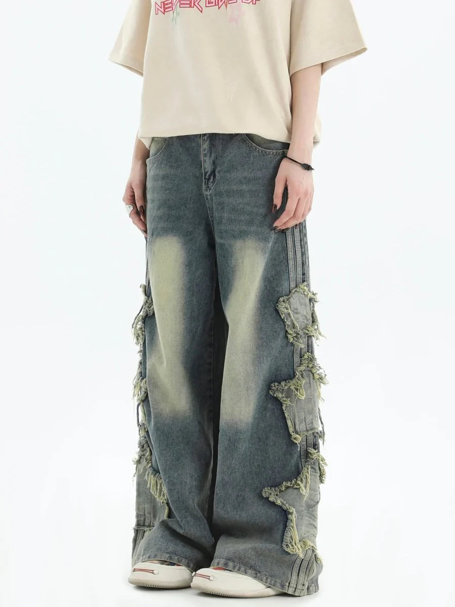 LOOSE THREE STRIPES LONG PANTS B0114