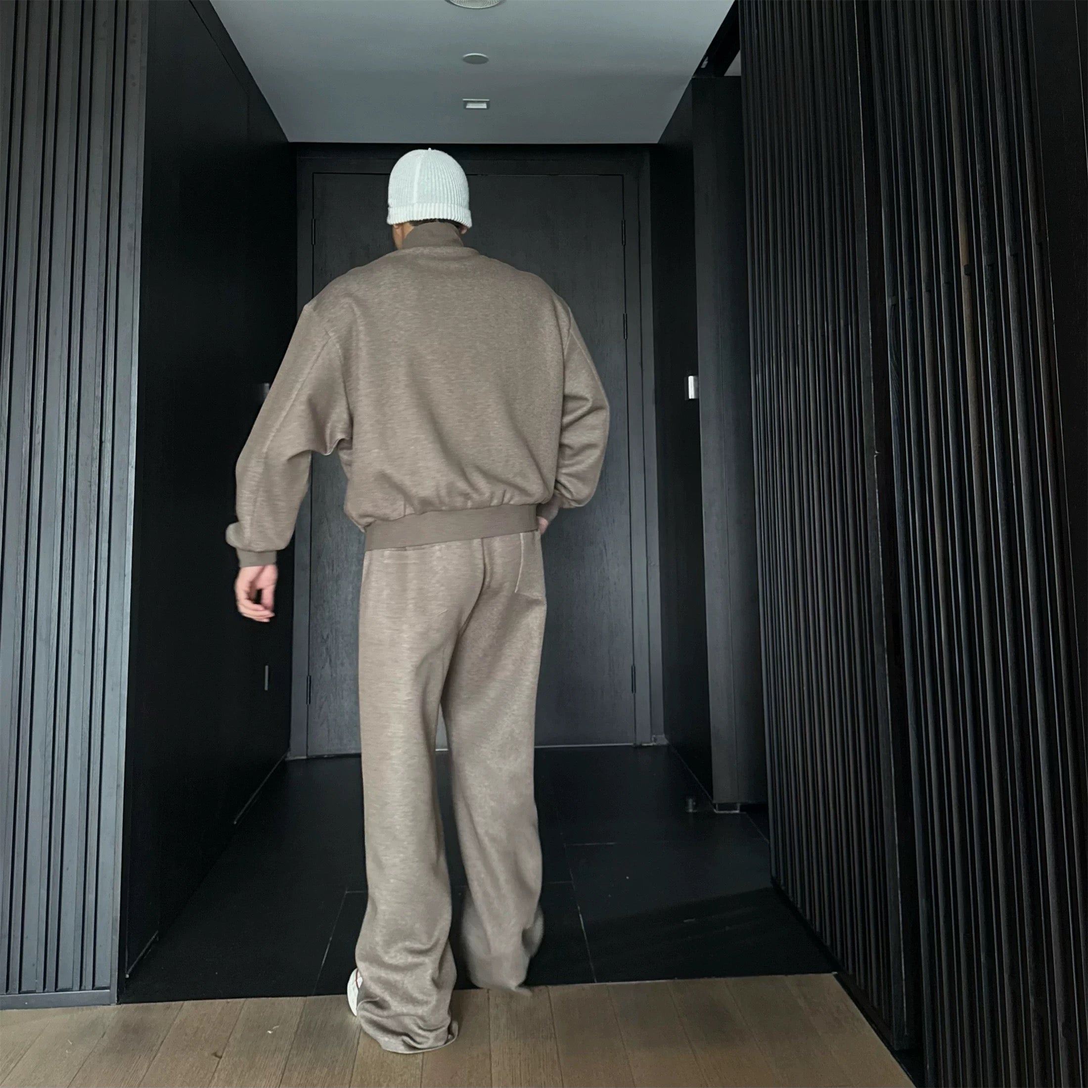 Conjunto deportivo informal para hombre: sudadera extragrande y pantalón ancho T0052