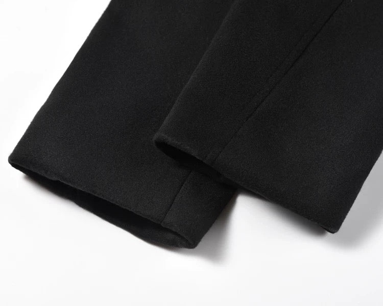 Men’s Retro Boxy Zip-Up Jacket – American Vintage Cropped Street Outerwear T0057