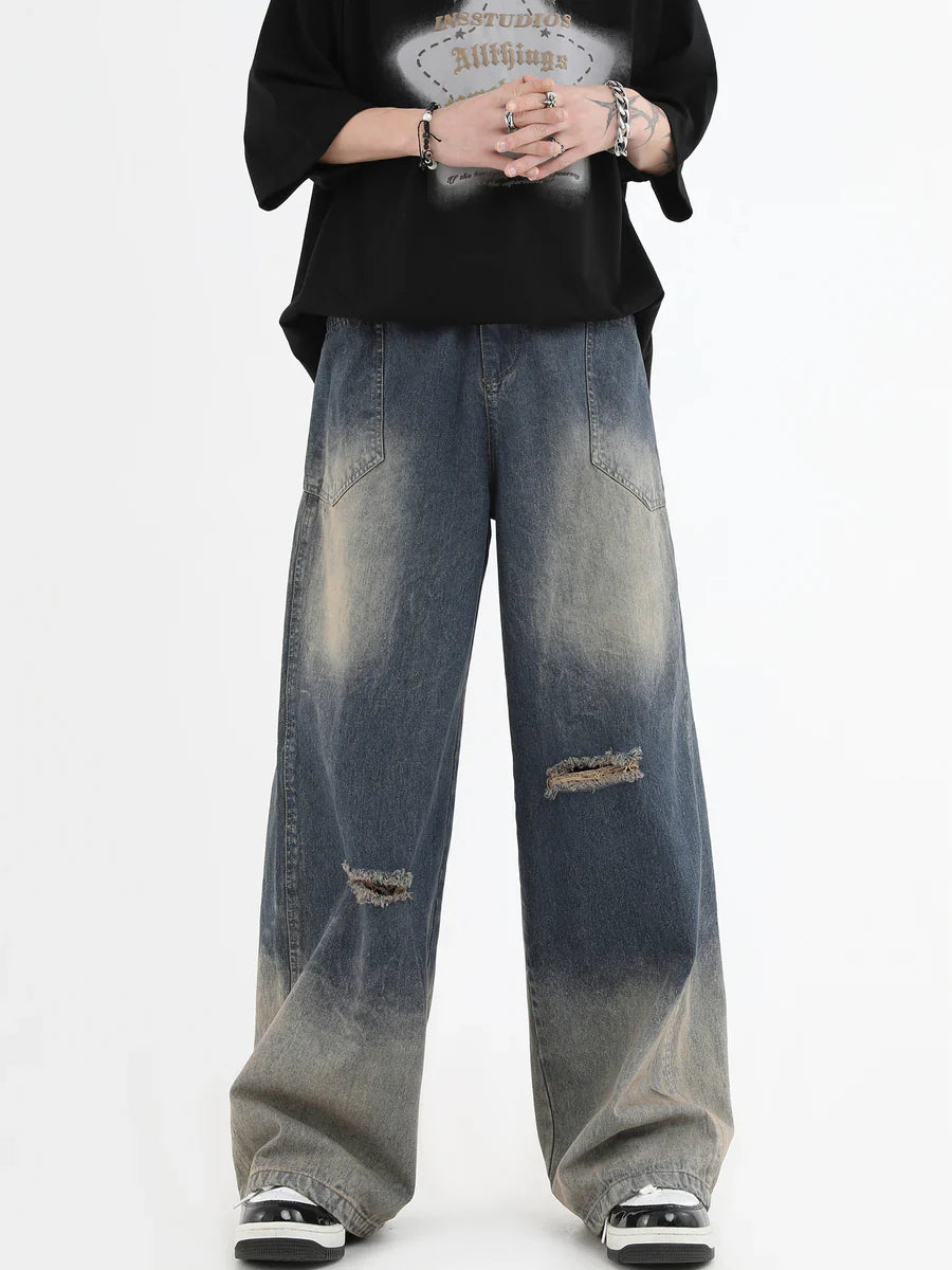 AMERICAN CUT WASH JEANS B0112