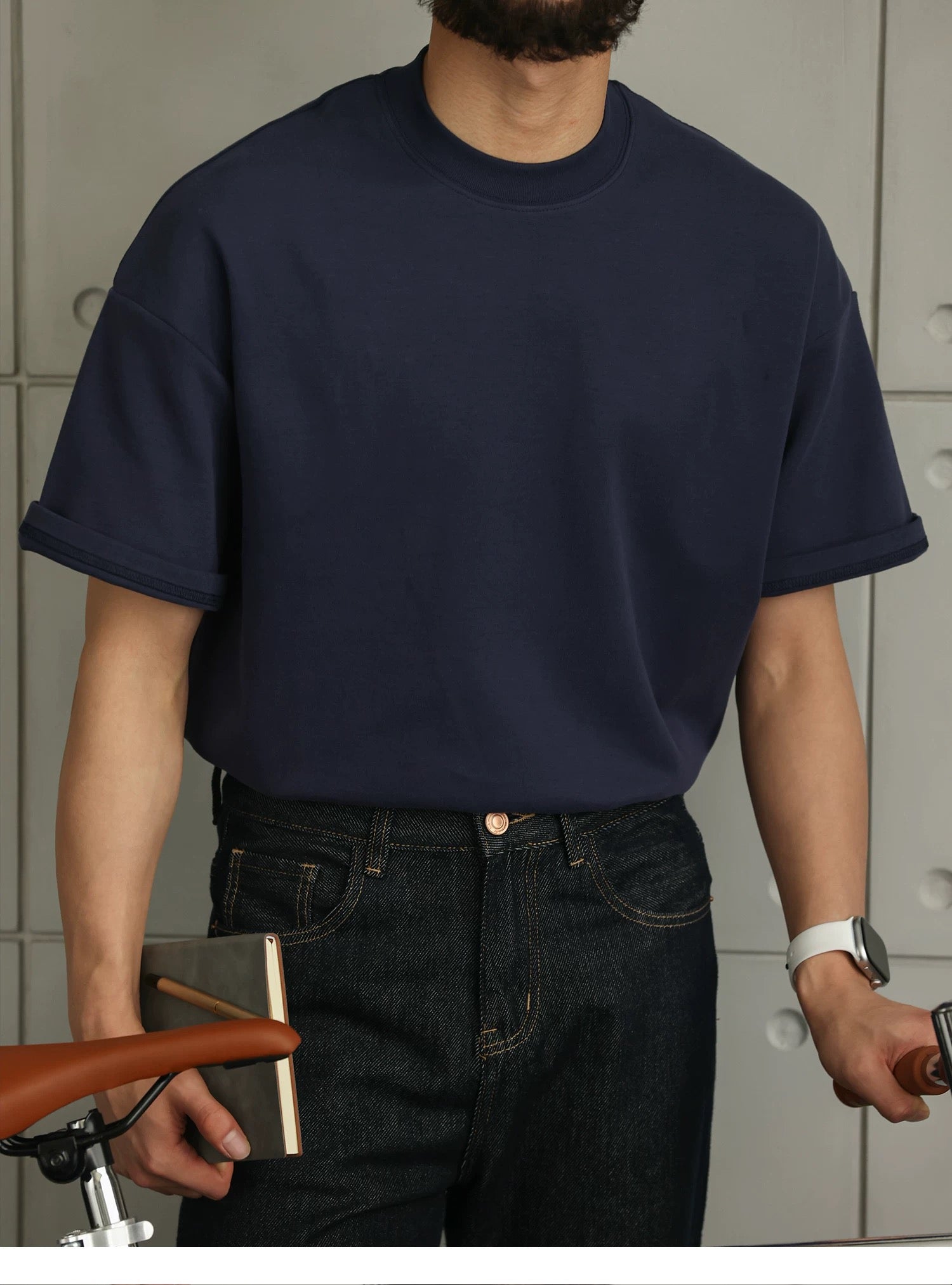 Men’s Classic Solid Short-Sleeve Tee S0019