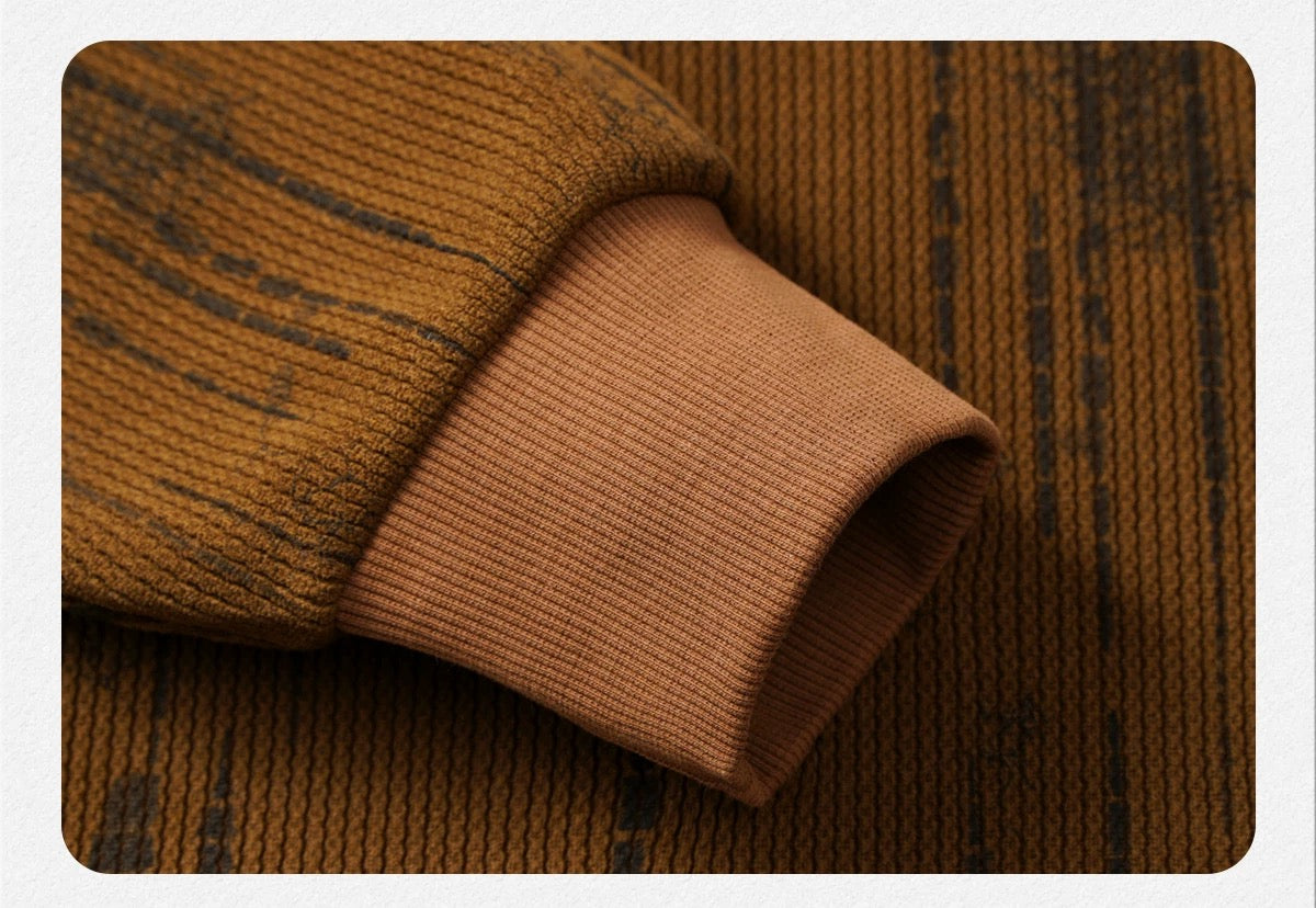 Men’s Long-Sleeve Cotton Polo – Streetwear Style S0016