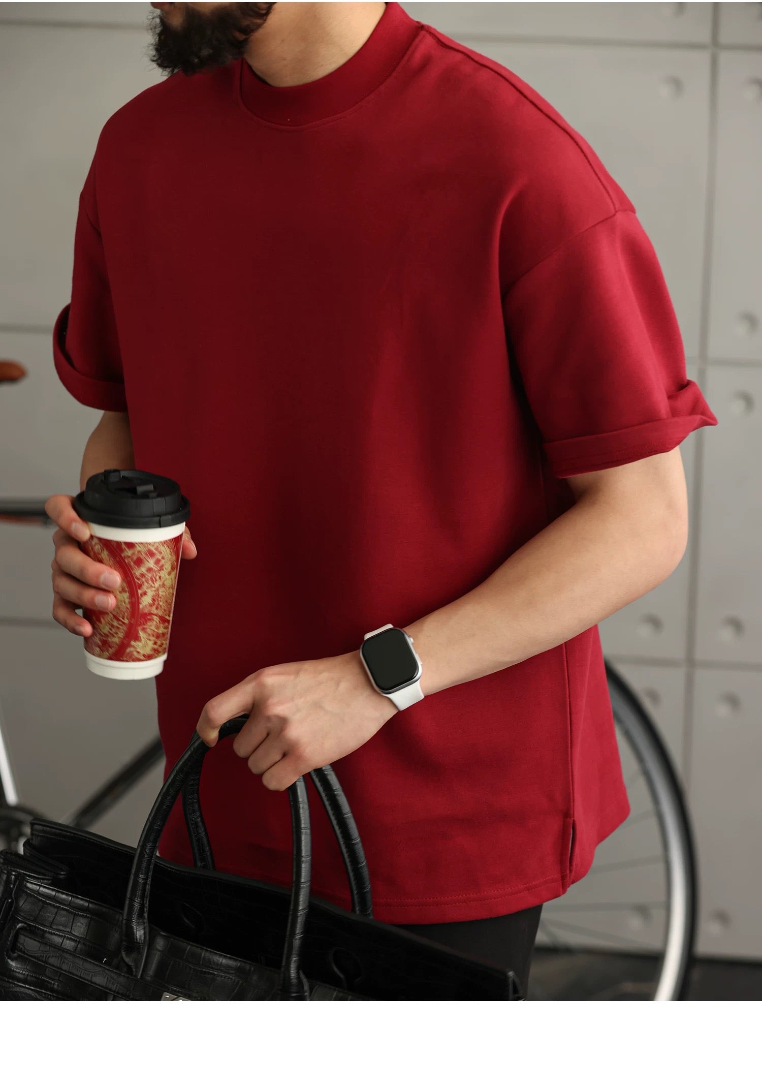 Men’s Classic Solid Short-Sleeve Tee S0019