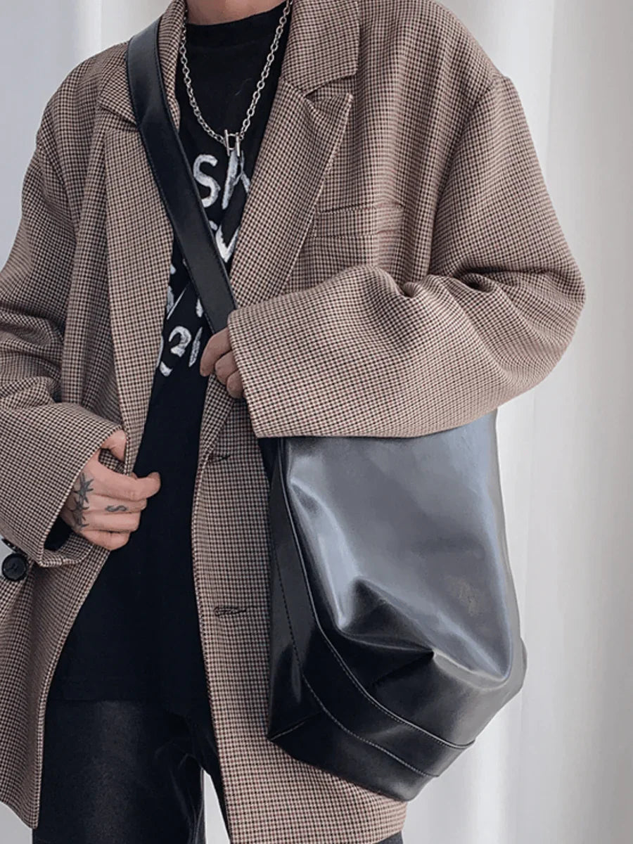 KOREAN STREET LEATHER SHOULDER BAG A0062