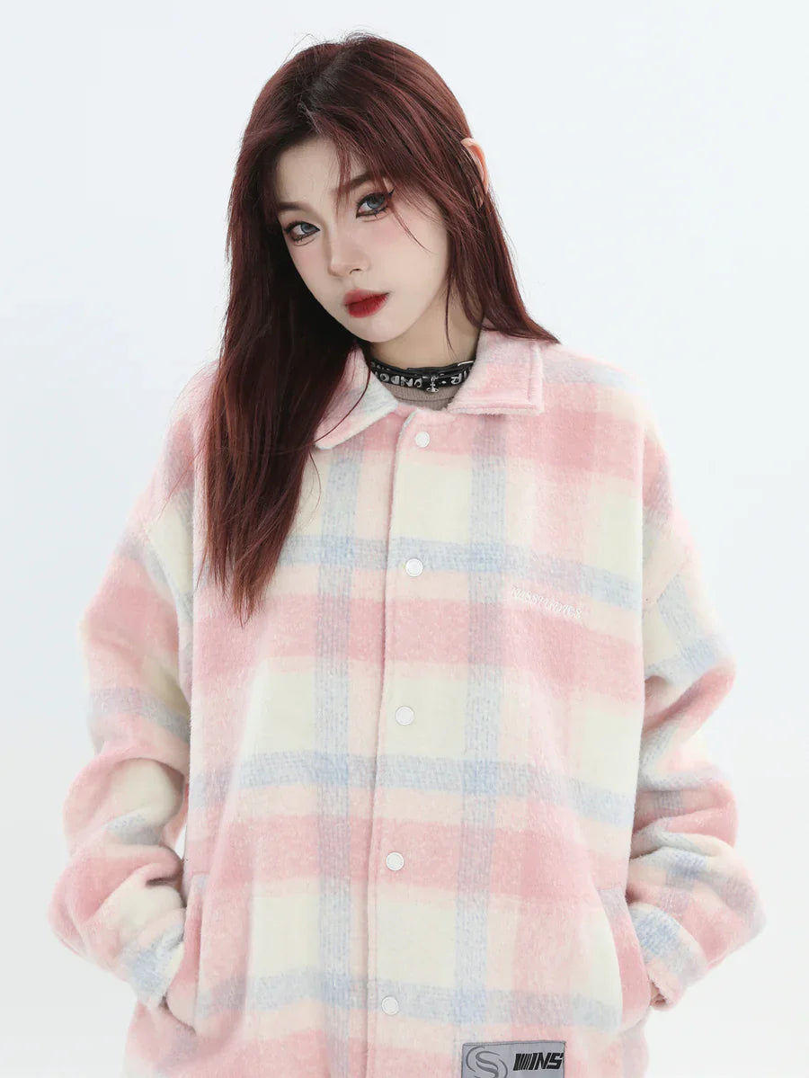 [INSstudios] LOGO LOOSE LAPEL JACKET S0067