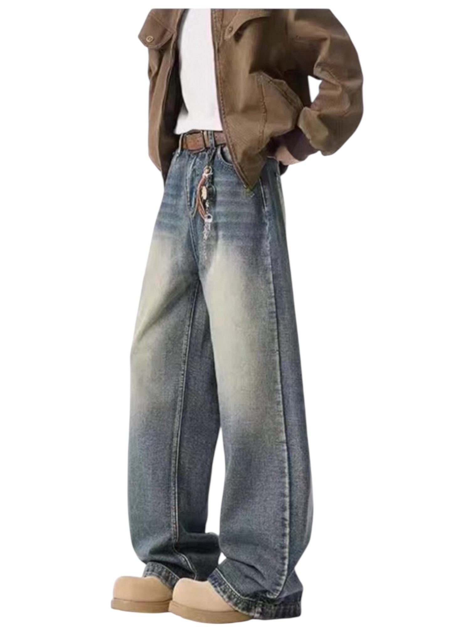 [GRACERUB] DIRTY FLARE-CUT JEANS B0312